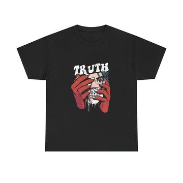 Bold Graphic Tee with 'Truth' Design, Unisex Cotton T-Shirt, Casual Wear, Ideals Statement Shirt, Trendy Gift Idea