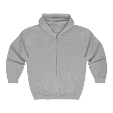 Cozy Full Zip Hooded Sweatshirt | Unisex Hoodie for Casual Wear, Great for Gifts, Relaxing, Outdoor Adventures, Every Season