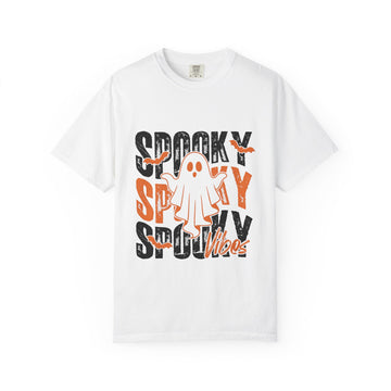 Spooky Vibes Unisex T-Shirt - Perfect for Halloween, Casual Wear, Ghost Lovers, and Fall Celebrations