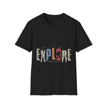 Exploration Vibes T-Shirt - Travel Adventure Tee, Nature Lover Gift, Unisex Casual Top, Outdoor Exploration Shirt, Perfect for Hiking