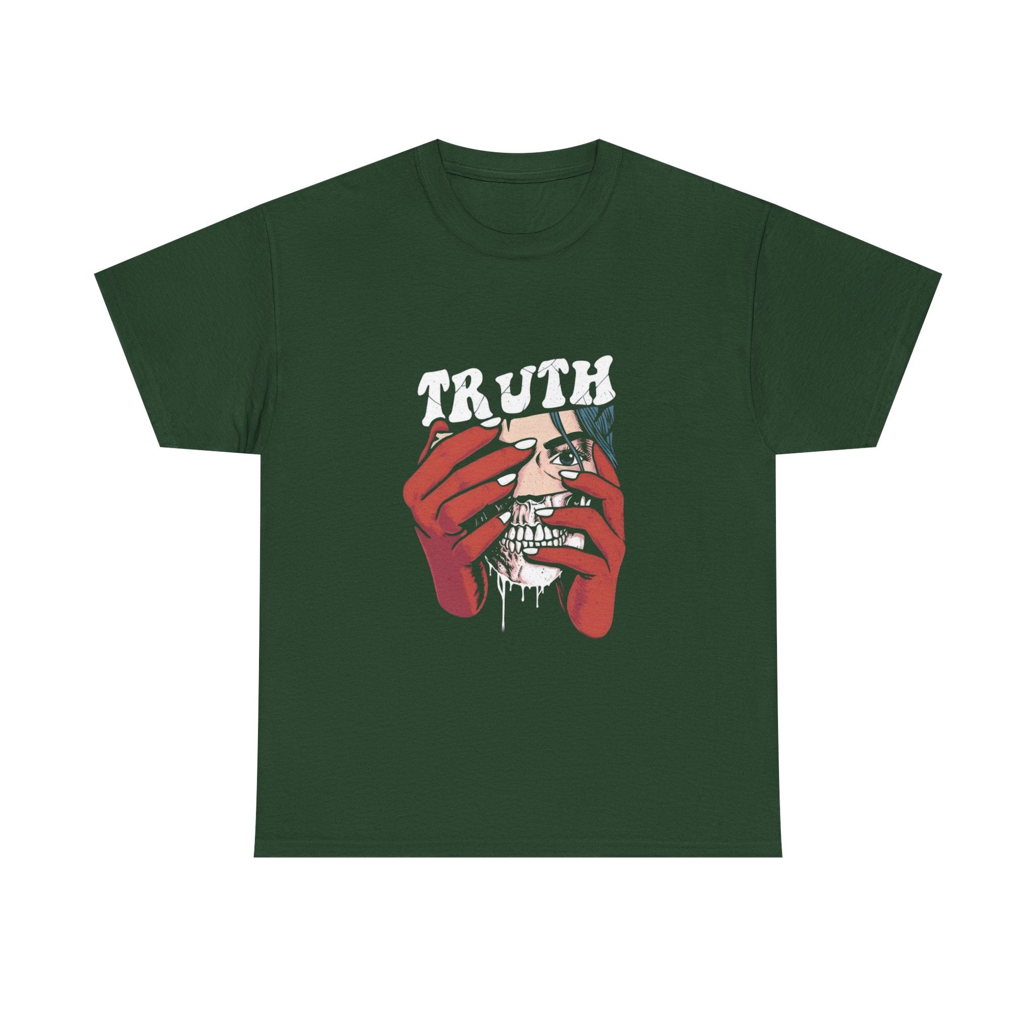 Bold Graphic Tee with 'Truth' Design, Unisex Cotton T-Shirt, Casual Wear, Ideals Statement Shirt, Trendy Gift Idea
