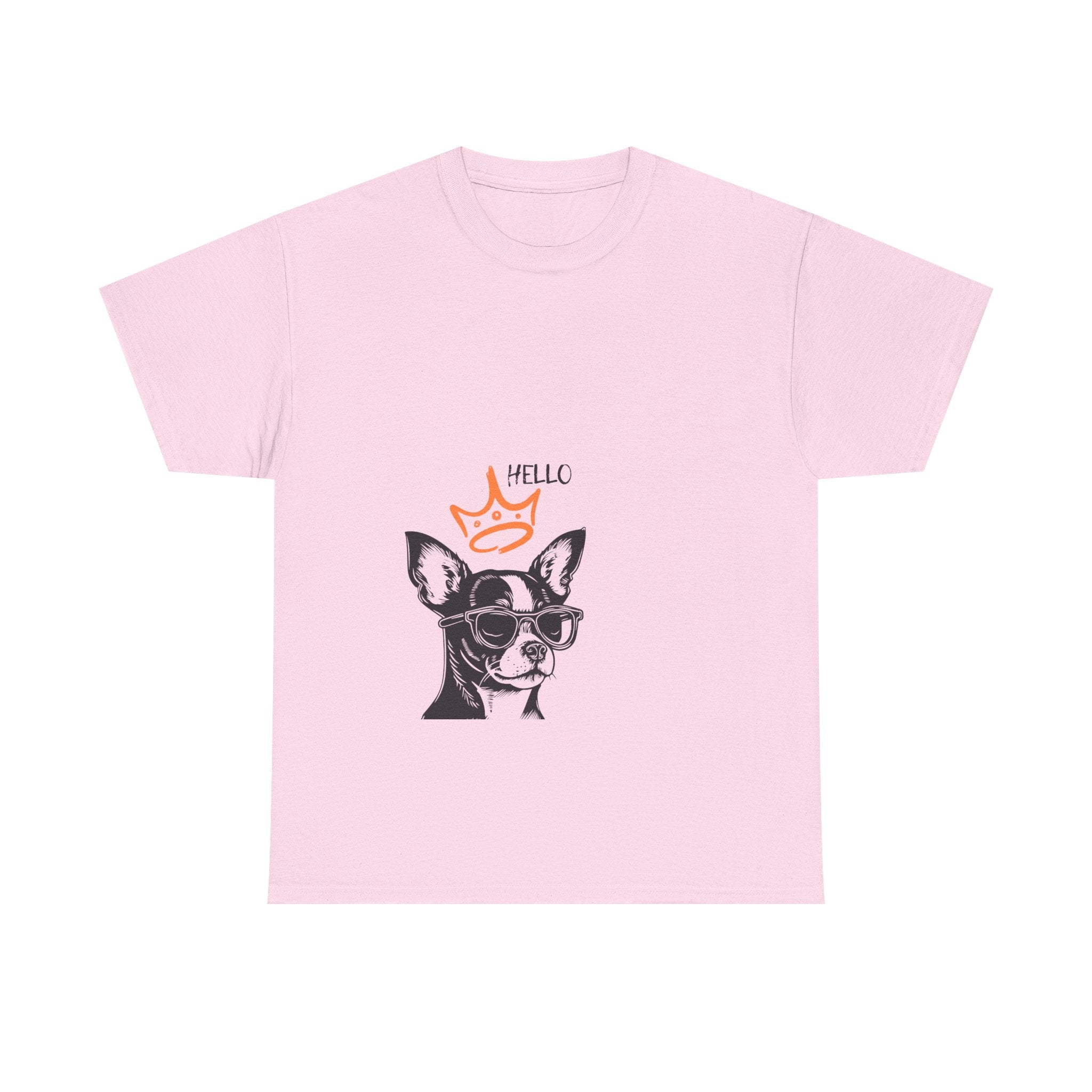 Chihuahua Crown Tee — Cute Sunglasses Dog Graphic T-Shirt