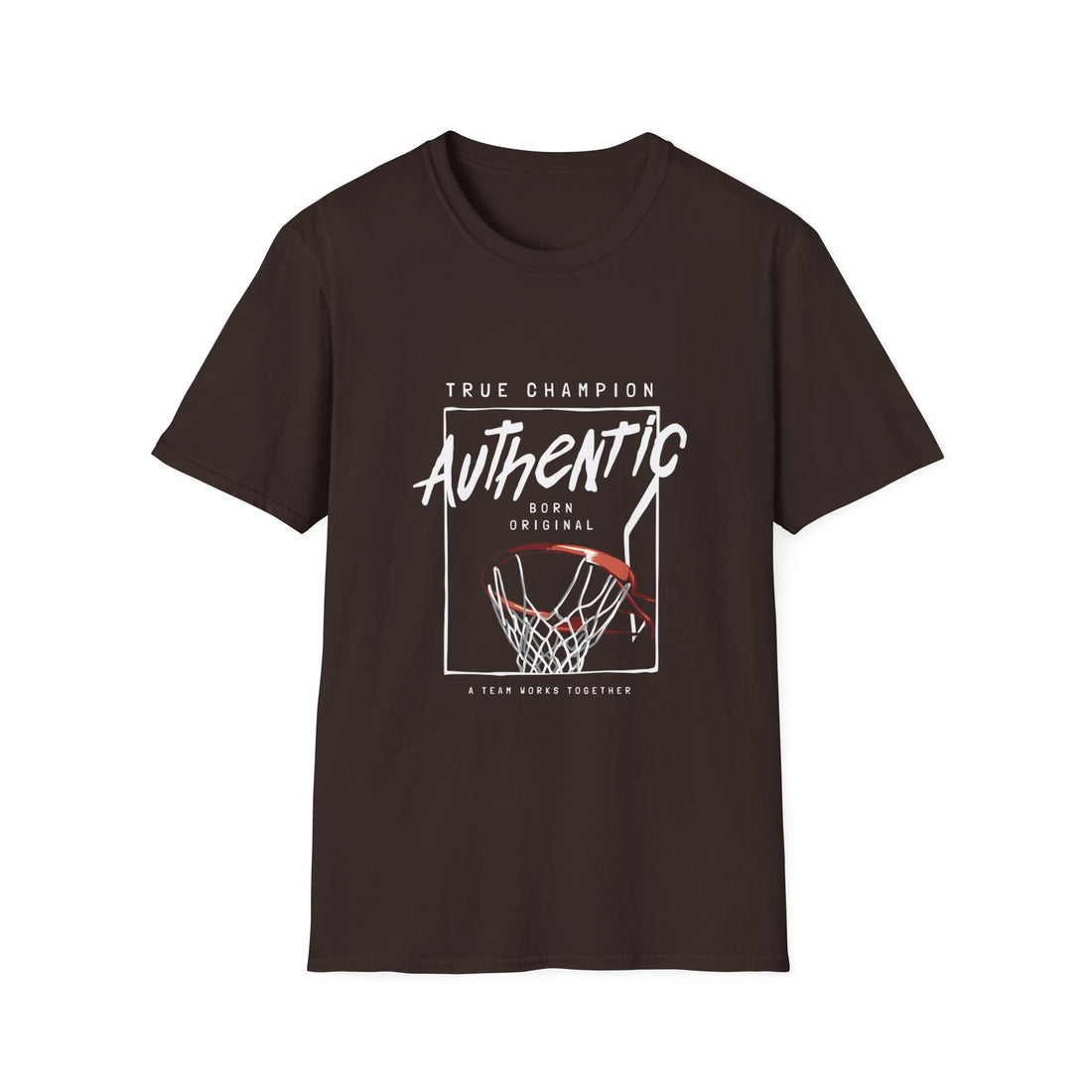 Authentic Hoop Basketball T-Shirt — True Champion Graphic Tee