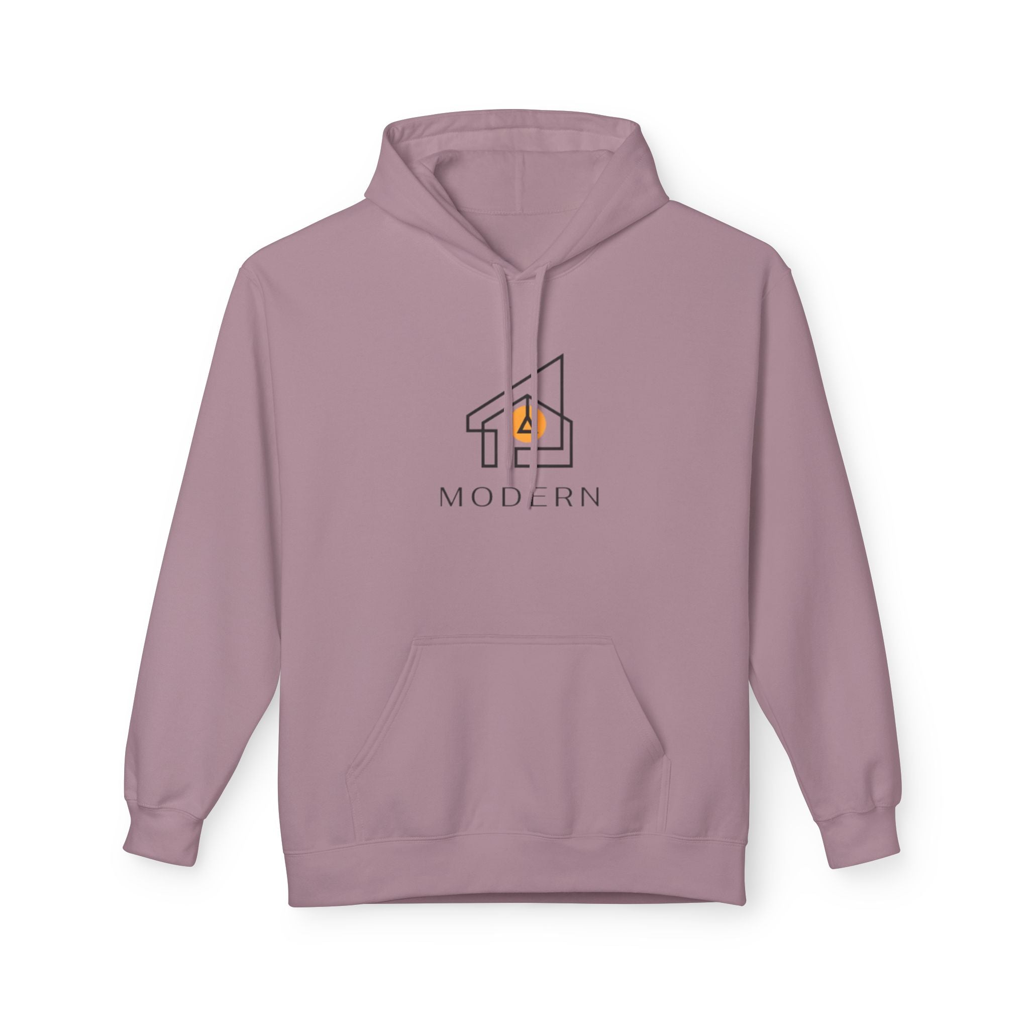 Modern House Logo Hoodie — Minimalist Real Estate Graphic Sweatshirt