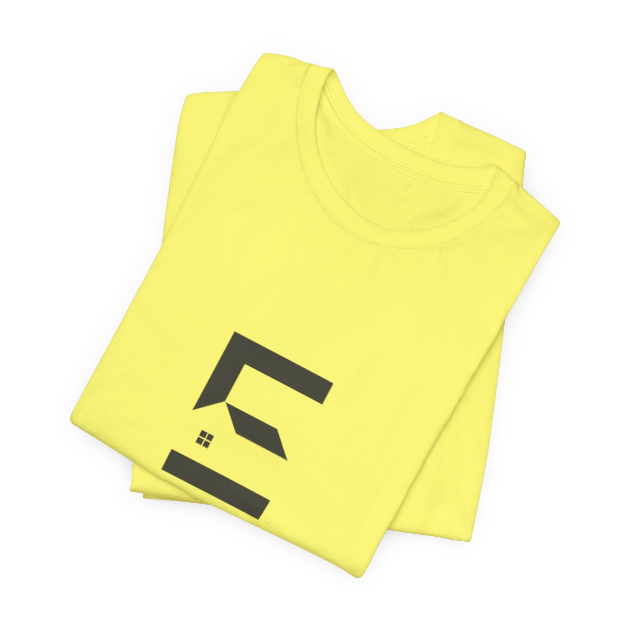 Elegant House Logo T-Shirt — Minimal Real Estate Branding Tee