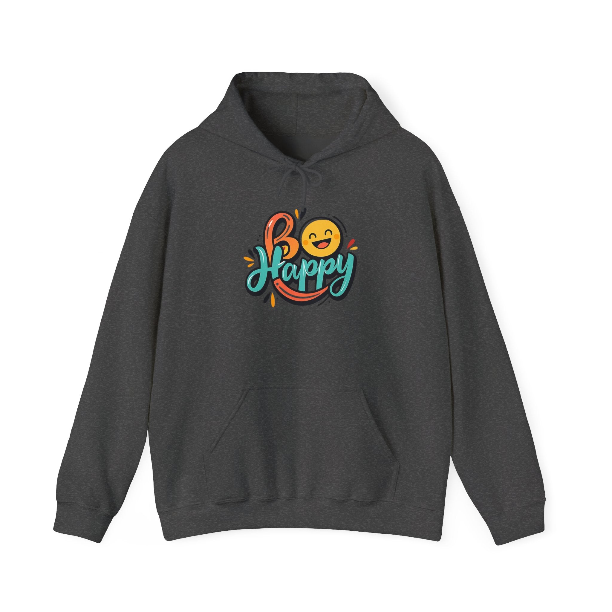 Happy Vibes Hoodie, Unisex Sweater, Fun Gift for Friends, Cozy Casual Wear, Perfect for Celebrations, Everyday Comfort
