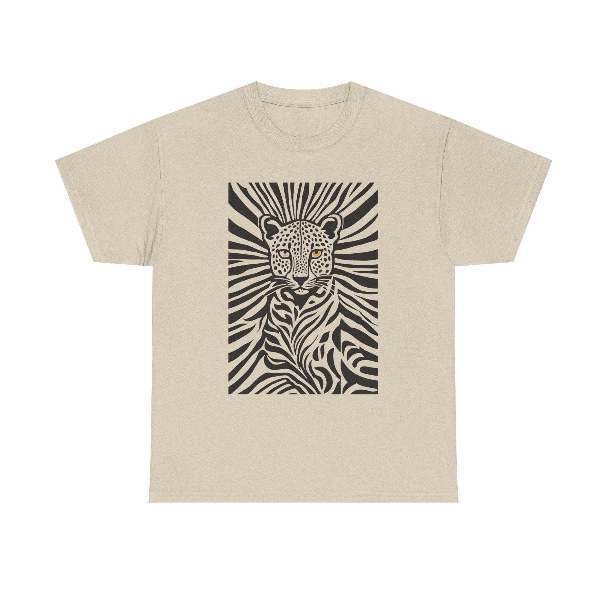 Stylish Animal Print Tee, Unisex Cotton T-Shirt, Wildlife Lover Gift, Casual Everyday Wear, Unique Graphic Tee, Statement Shirt