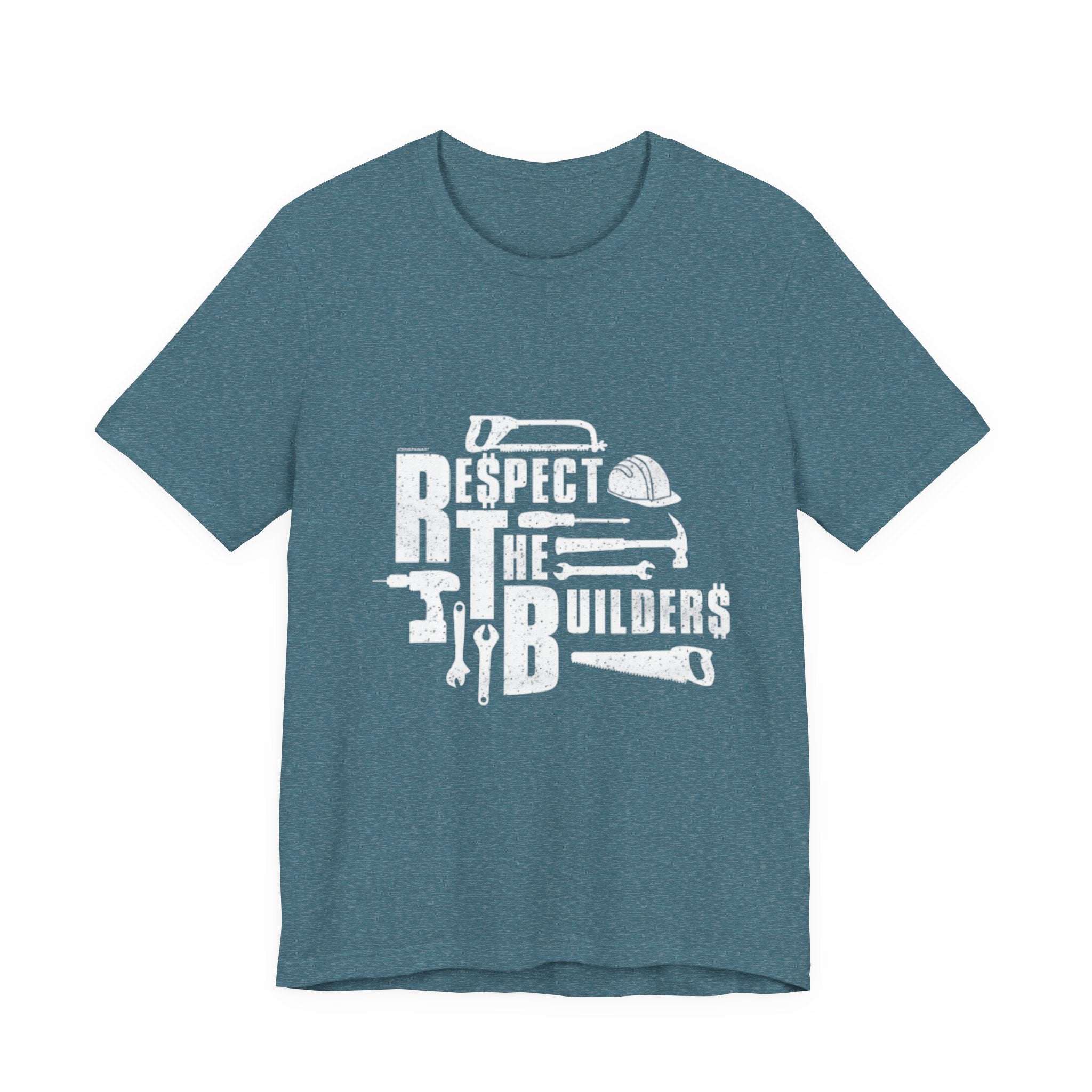 Respect The Builders T-Shirt – Construction Tools Graphic Tee
