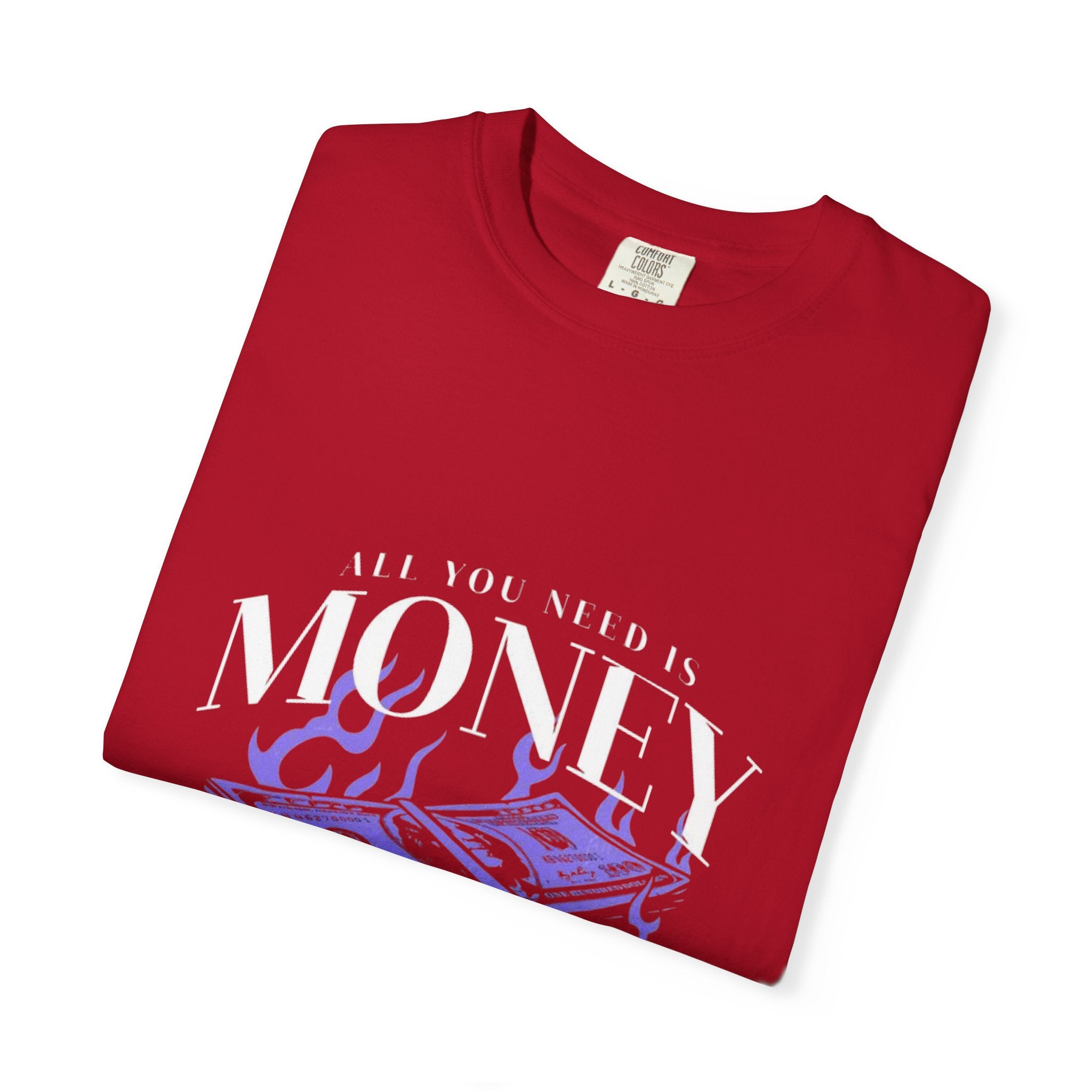 All You Need is Money T-Shirt, Motivational Tee, Unisex Graphic Shirt, Casual Wear, Gift for Entrepreneurs, Money Lover Apparel