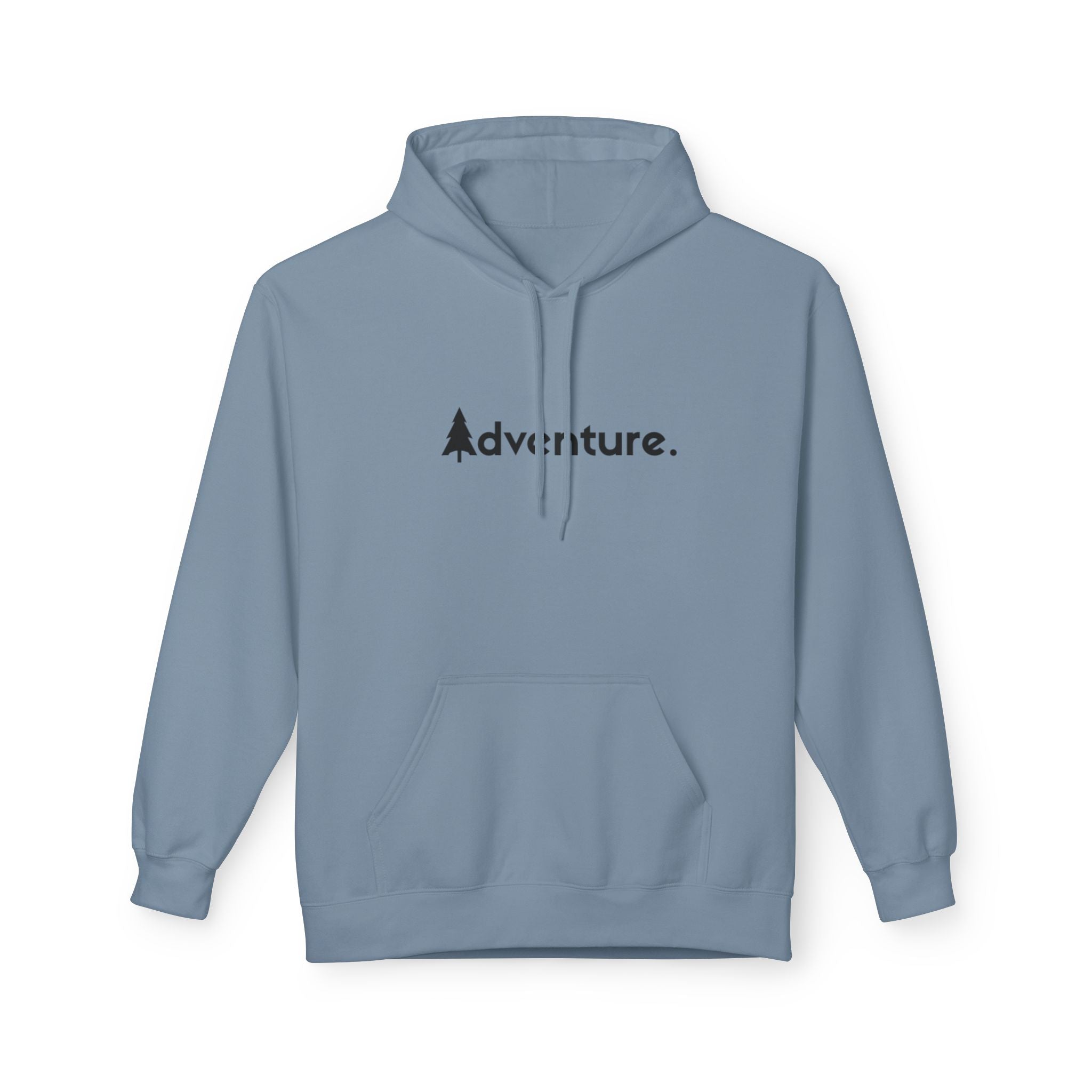 Adventure Hoodie — Minimal Mountain Graphic Pullover