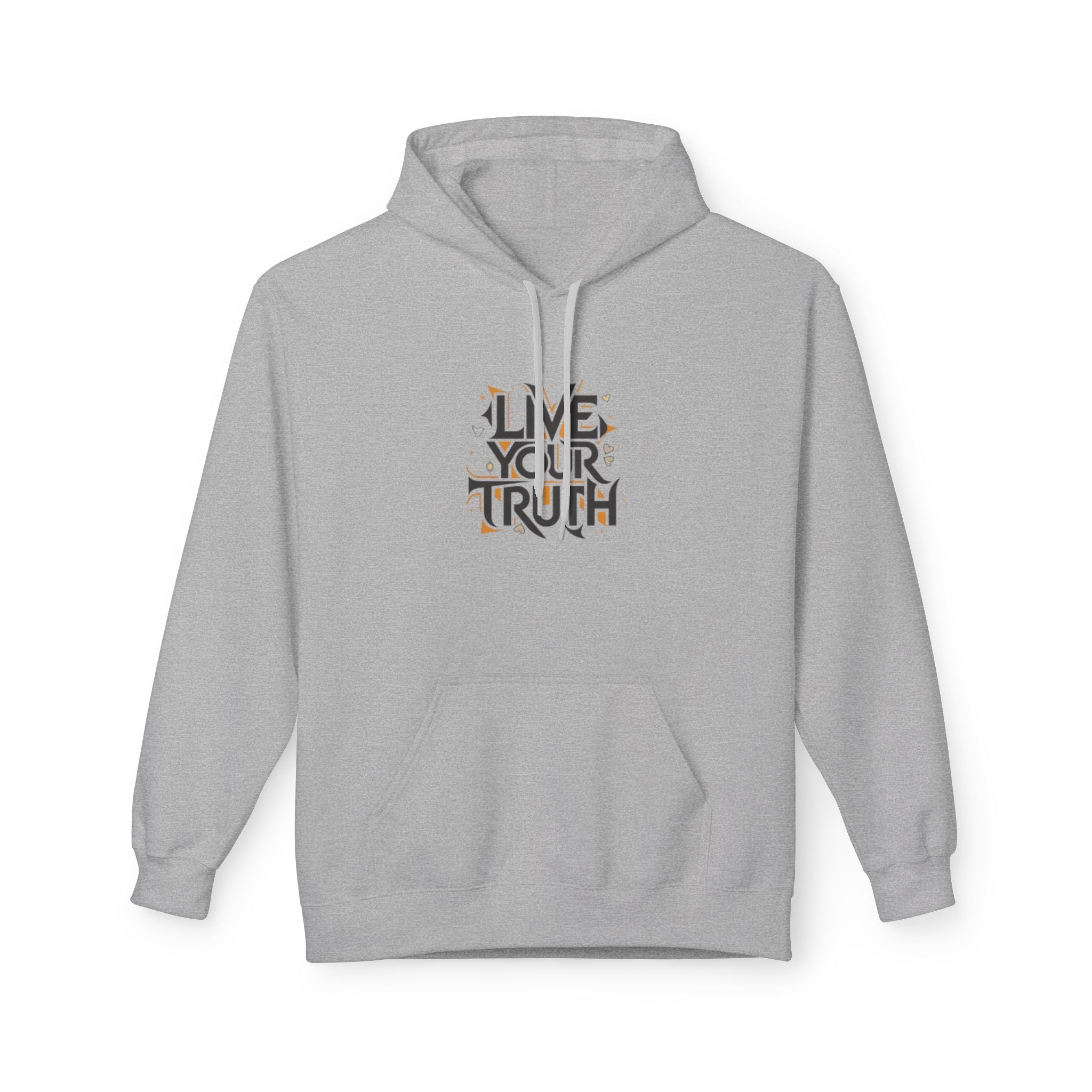Live Your Truth Hoodie — Inspirational Graphic Pullover for Self-Expression