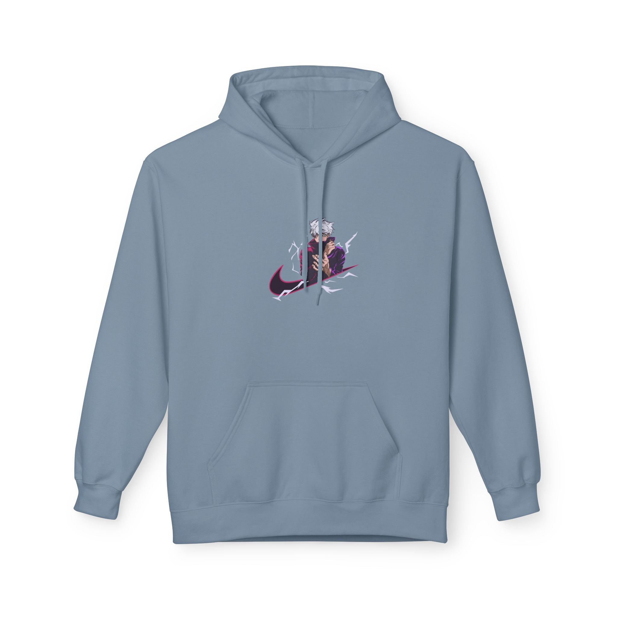 Trendy Unisex Fleece Hoodie with Artistic Design