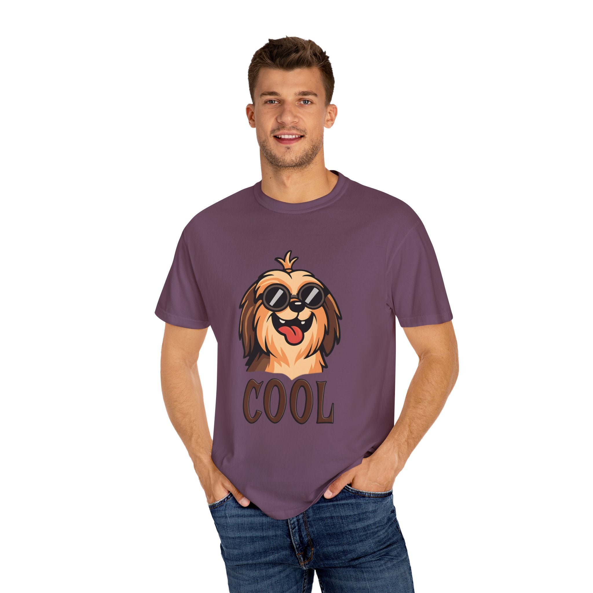 Cool Dog Graphic T-Shirt, Unisex Pet Lover Tee, Fashionable Casual Wear, Gift for Dog Owners, Summer Wardrobe Essential