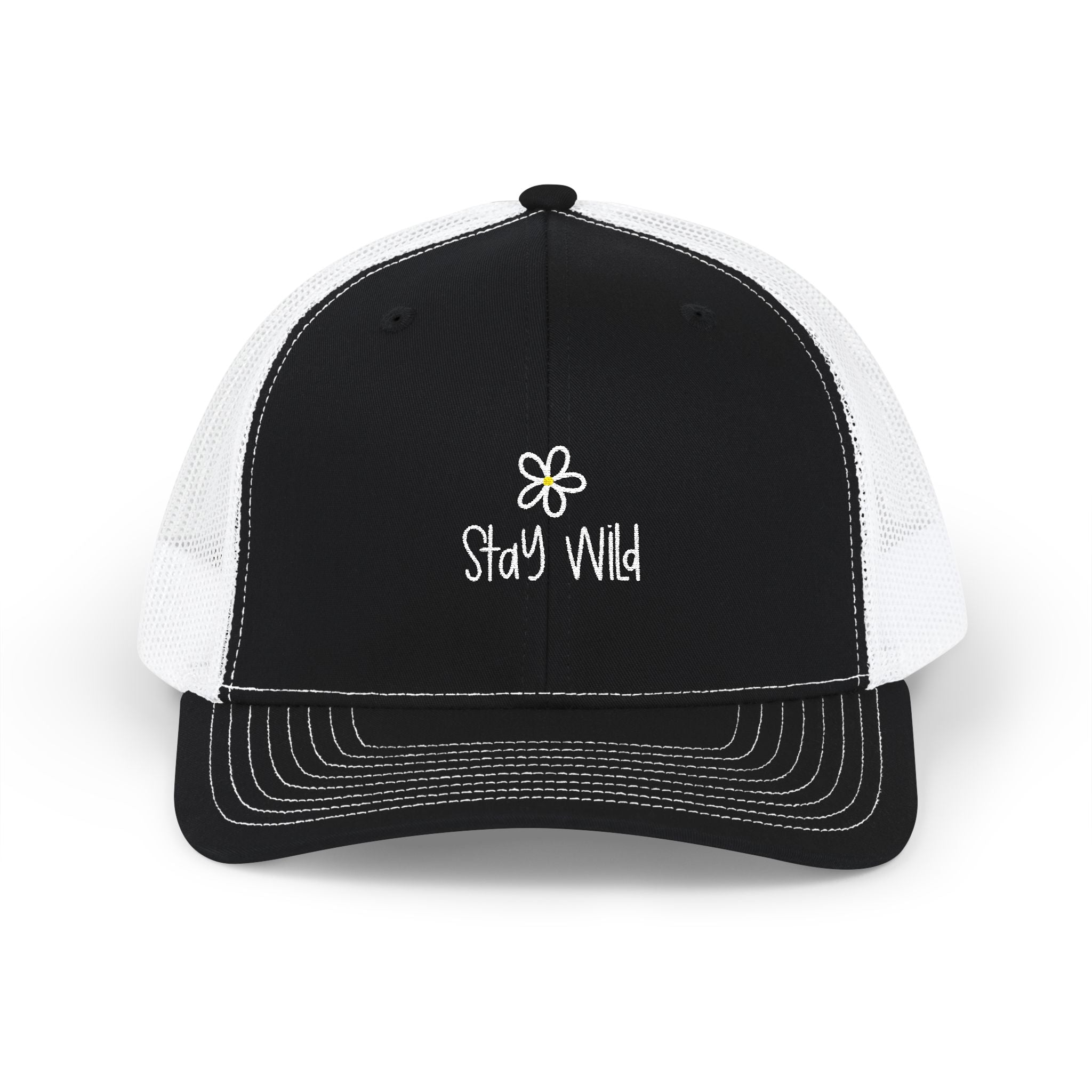 Stay Wild Embroidered Trucker Cap