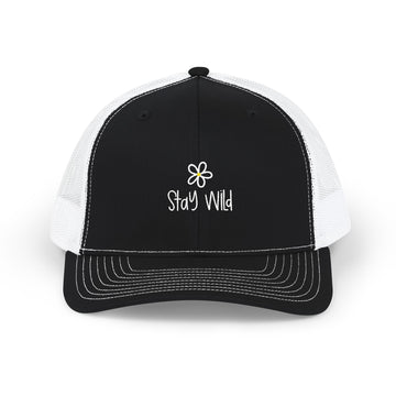 Stay Wild Embroidered Trucker Cap
