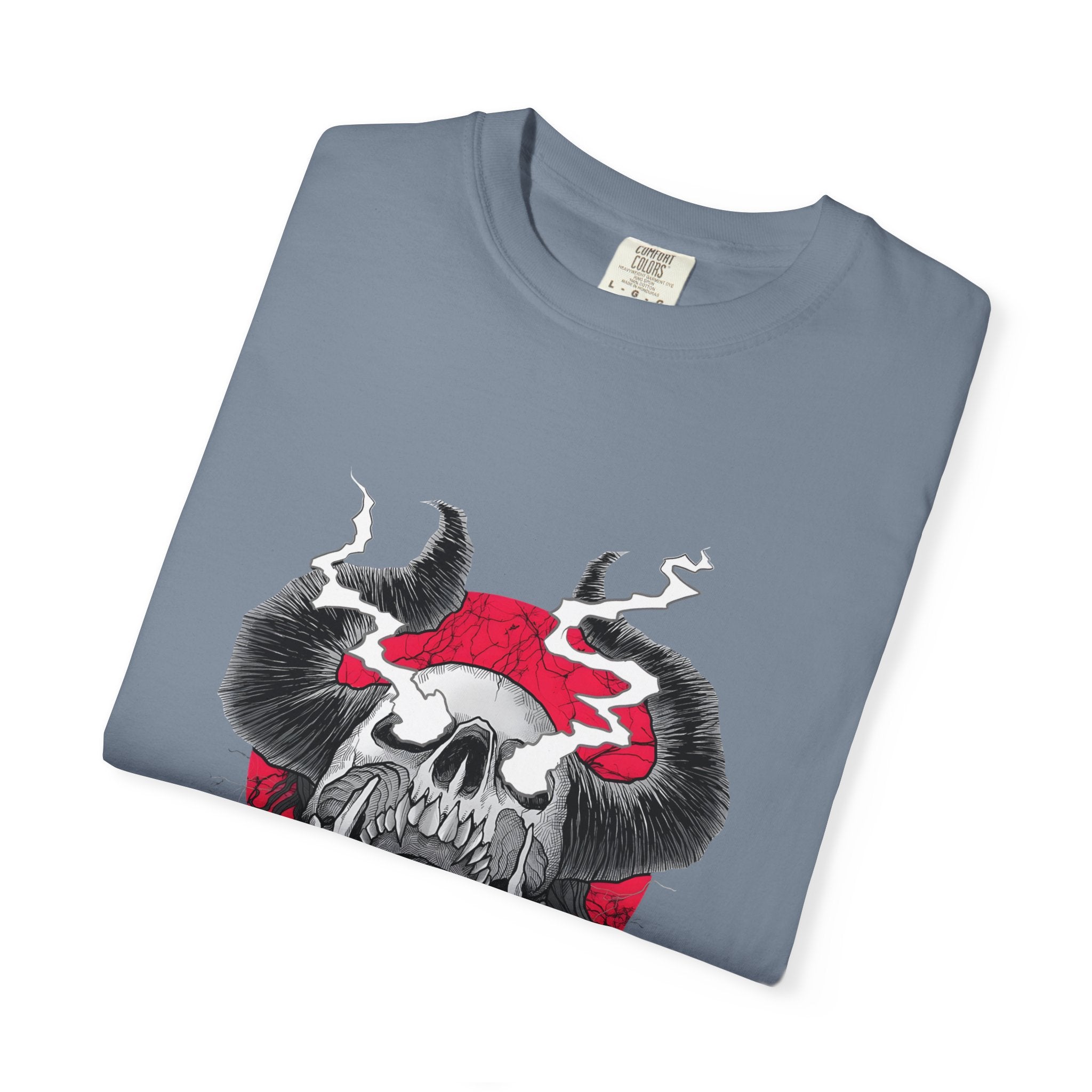 Skull Graphic Unisex T-shirt | Vintage Vibe, Perfect for Gift, Halloween, Casual Wear, Music Festivals, Boho Style