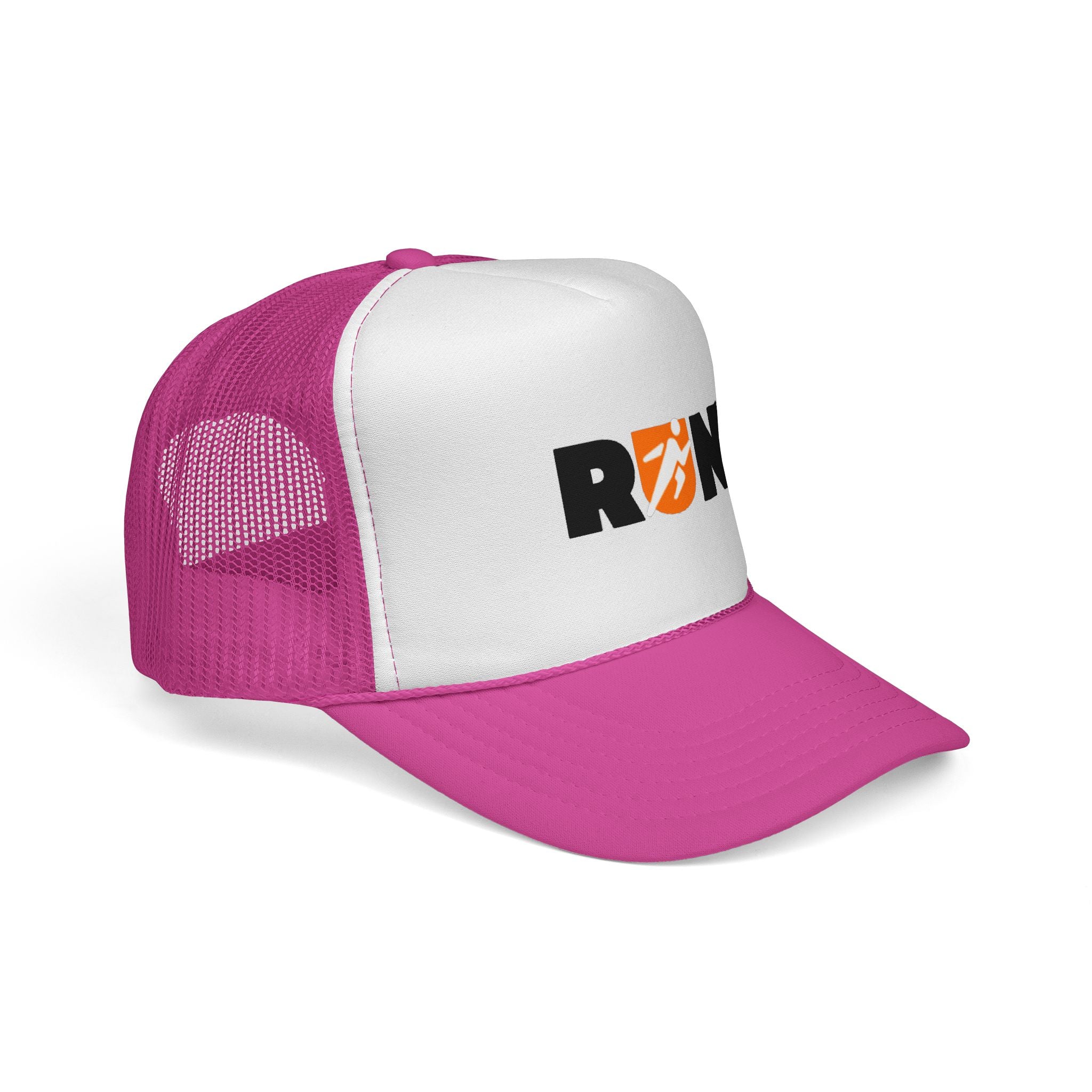 Run Trucker Hat — Retro Runner Logo Cap