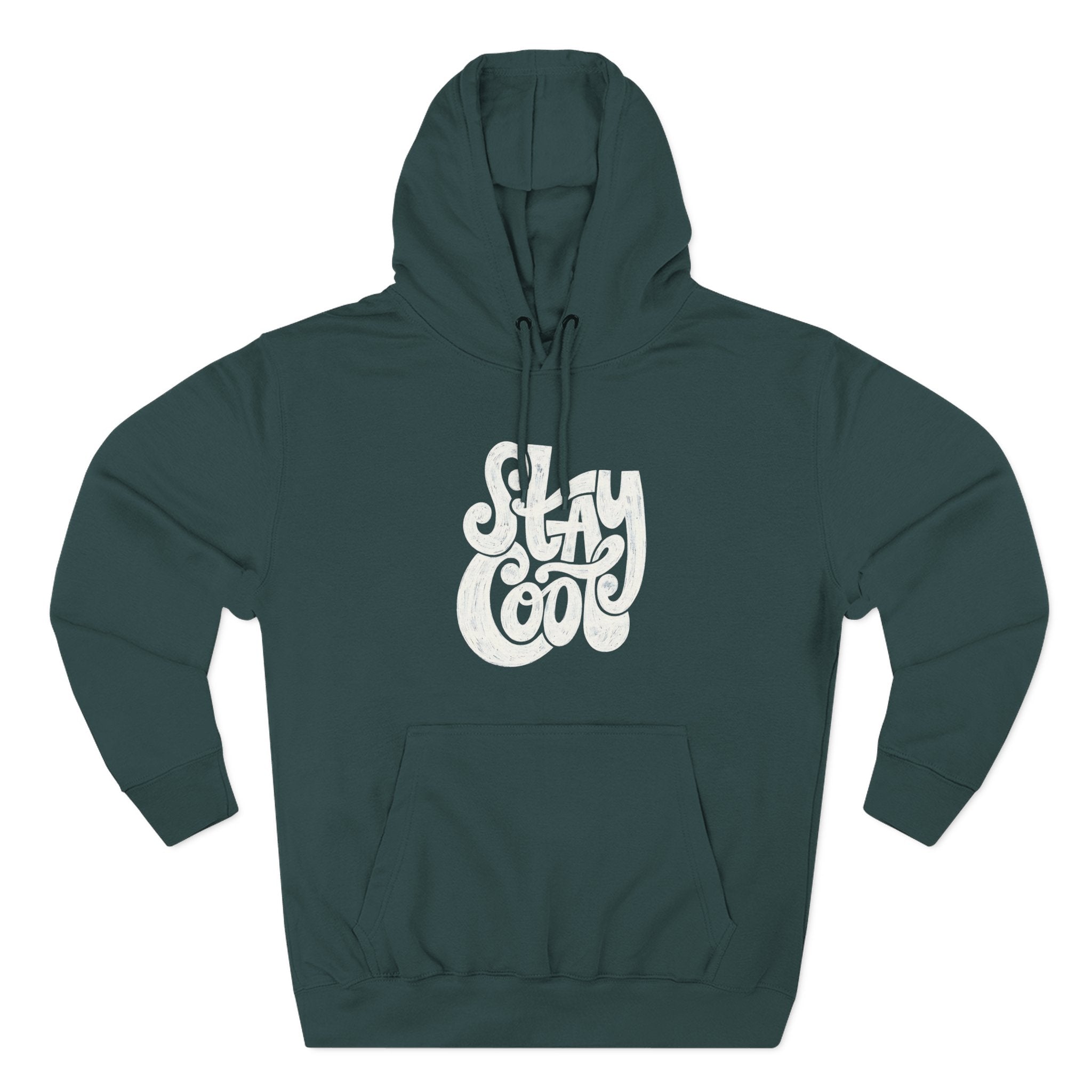 Cozy Graphic Hoodie with 'Stay Cool' Design, Perfect Gift for Casual Wear, Holiday Sweatshirt, Unisex Fashion