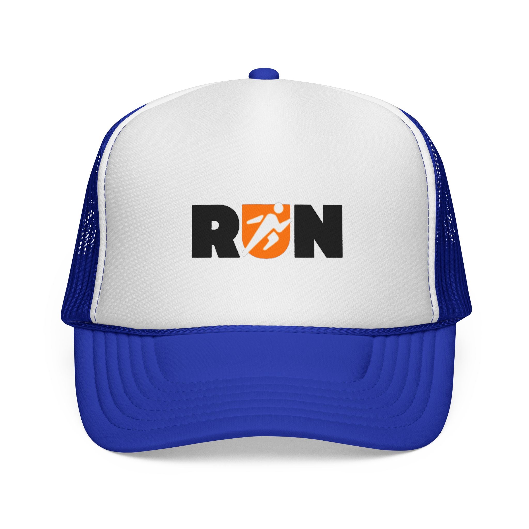 Run Trucker Hat — Retro Runner Logo Cap