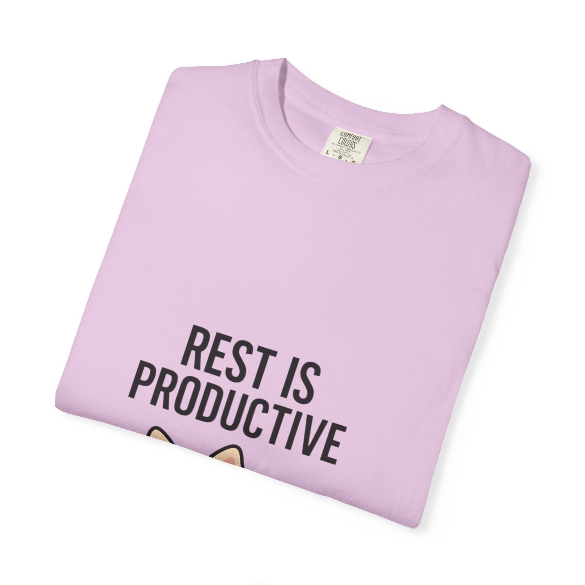 Rest Is Productive Cat T-Shirt