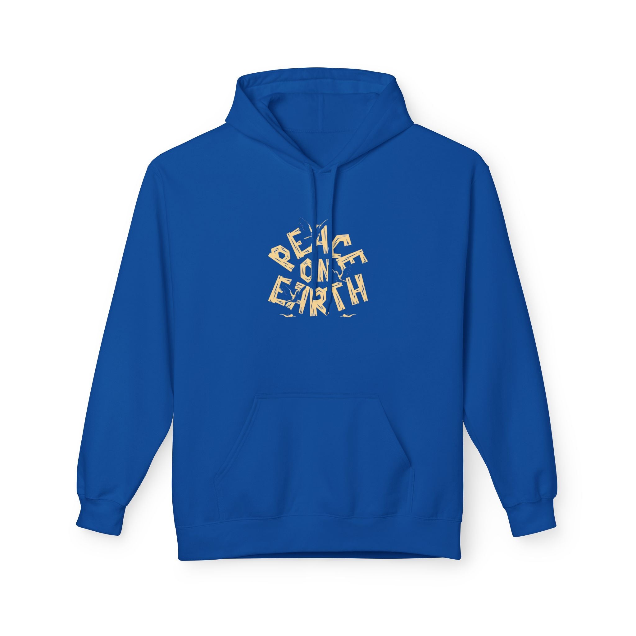 Peace on Earth Hoodie — Retro Sunburst Holiday Sweatshirt