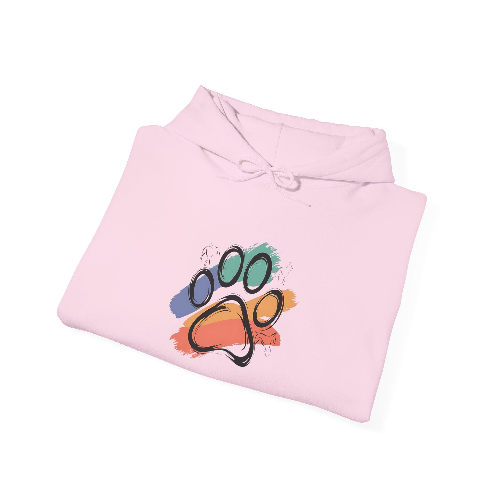 Colorful Paw Print Hoodie for Animal Lovers | Cozy Sweatshirt for Pet Owners | Gift for Dog Lovers | Funny Pet Apparel