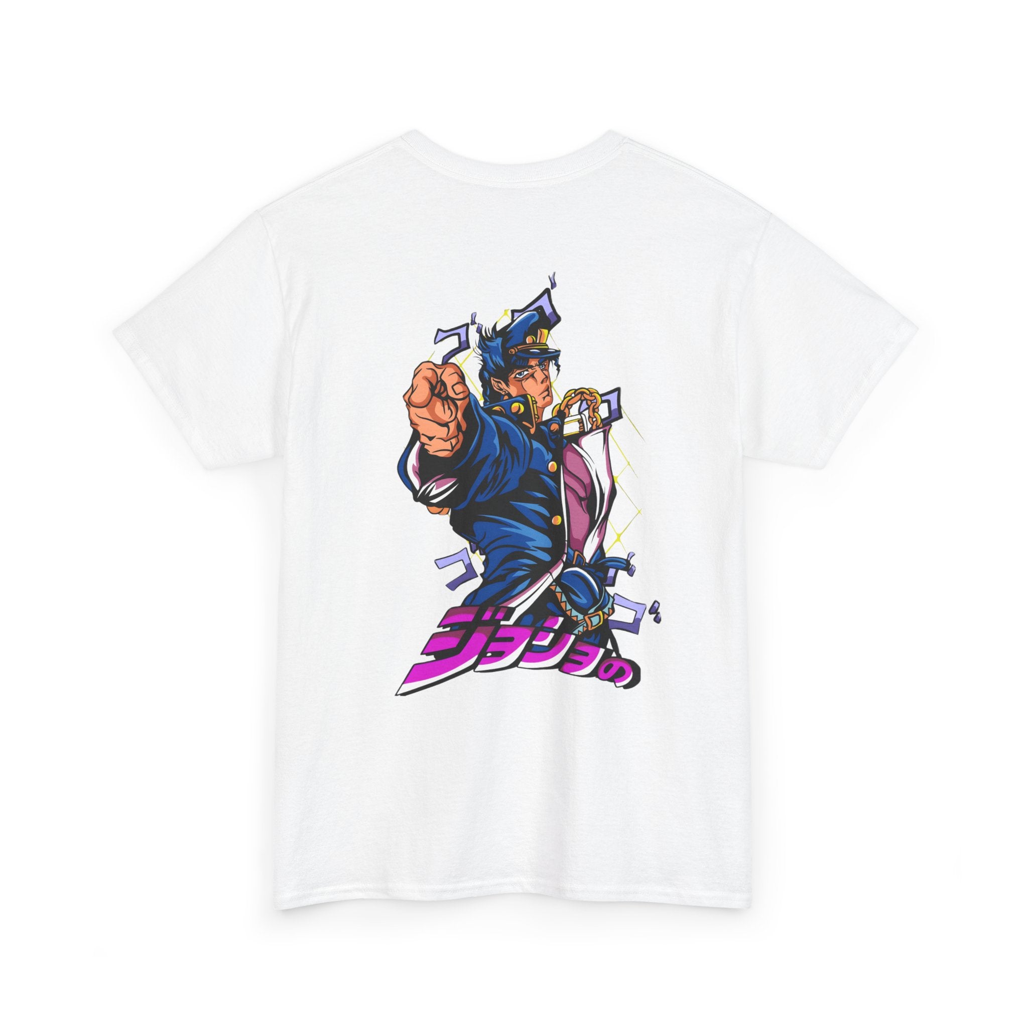 Batman & JoJo's Style Unisex Heavy Cotton Tee, Casual Wear, Graphic Tee, Streetwear, Cool Gift, Anime Shirt