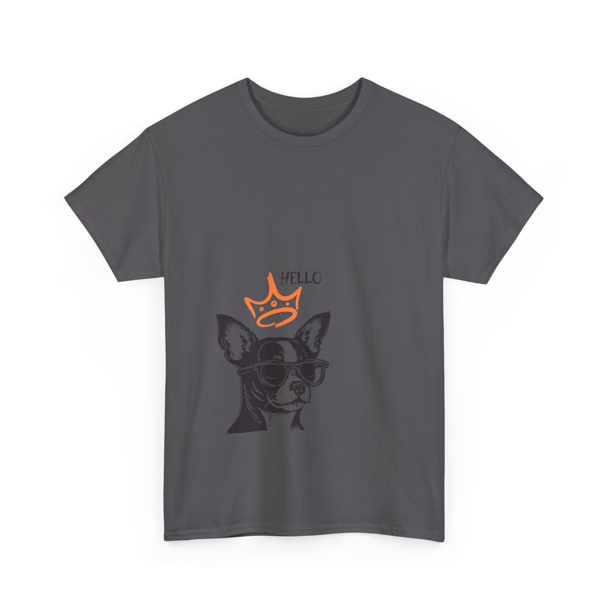 Chihuahua Crown Tee — Cute Sunglasses Dog Graphic T-Shirt