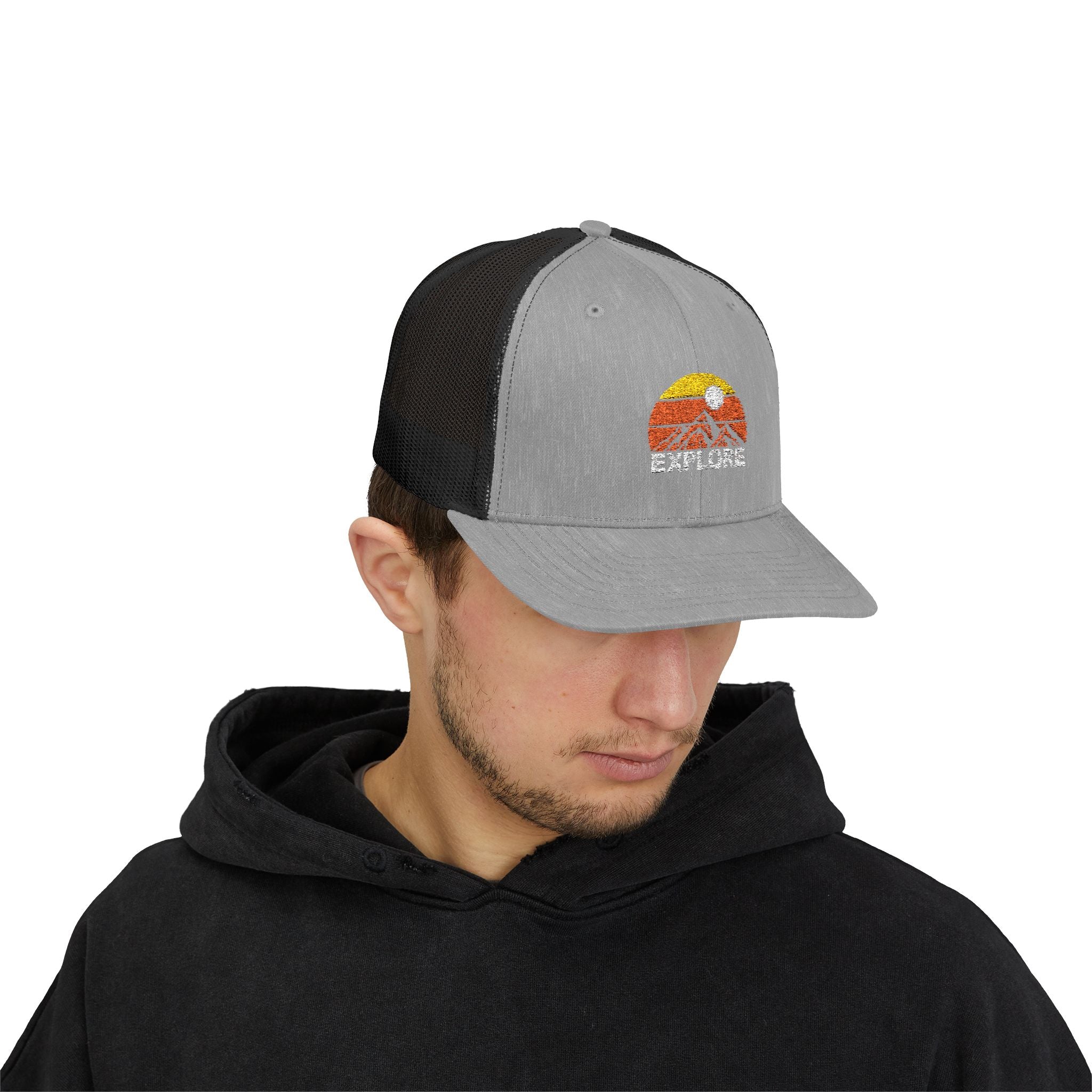 Explore Sunset Trucker Cap
