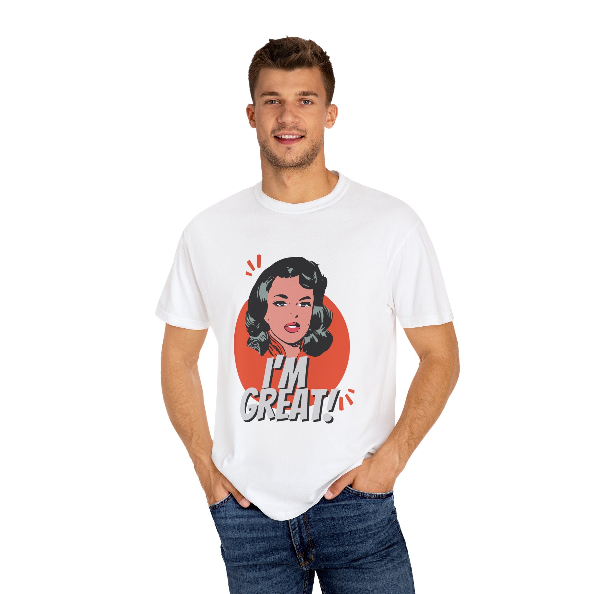 Empowering Retro T-Shirt, Vintage Style Graphic Tee, Celebrate Confidence, Perfect Gift for Friends, Unisex Apparel, Casual Wear
