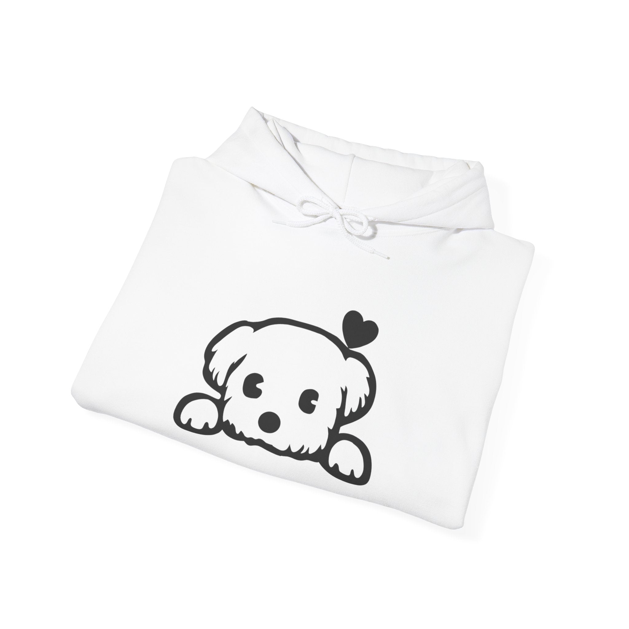 Adorable Puppy Hoodie, Cute Dog Sweatshirt for Pet Lovers, Cozy Unisex Gift, Perfect for Birthdays or Dog Lovers