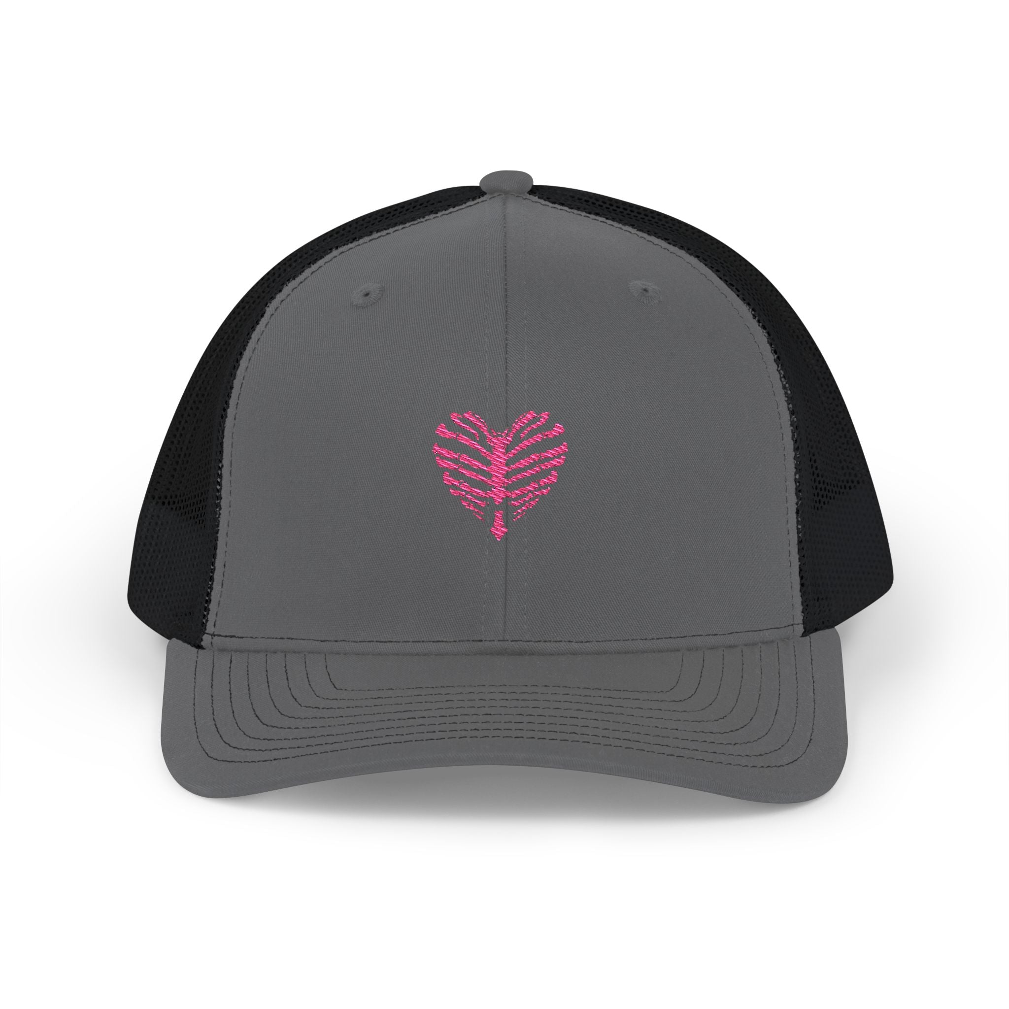 Heart Embroidered Snapback Trucker Cap - Casual Style, Unisex Gift, Outdoor Adventures, Everyday Wear, Love & Friendship