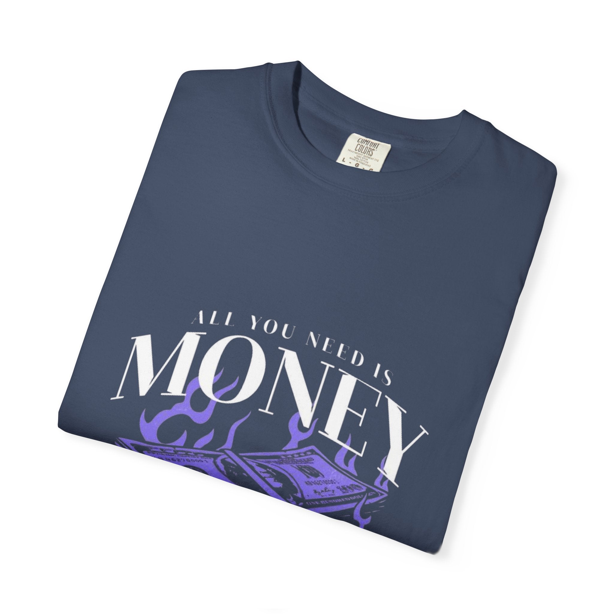 All You Need is Money T-Shirt, Motivational Tee, Unisex Graphic Shirt, Casual Wear, Gift for Entrepreneurs, Money Lover Apparel