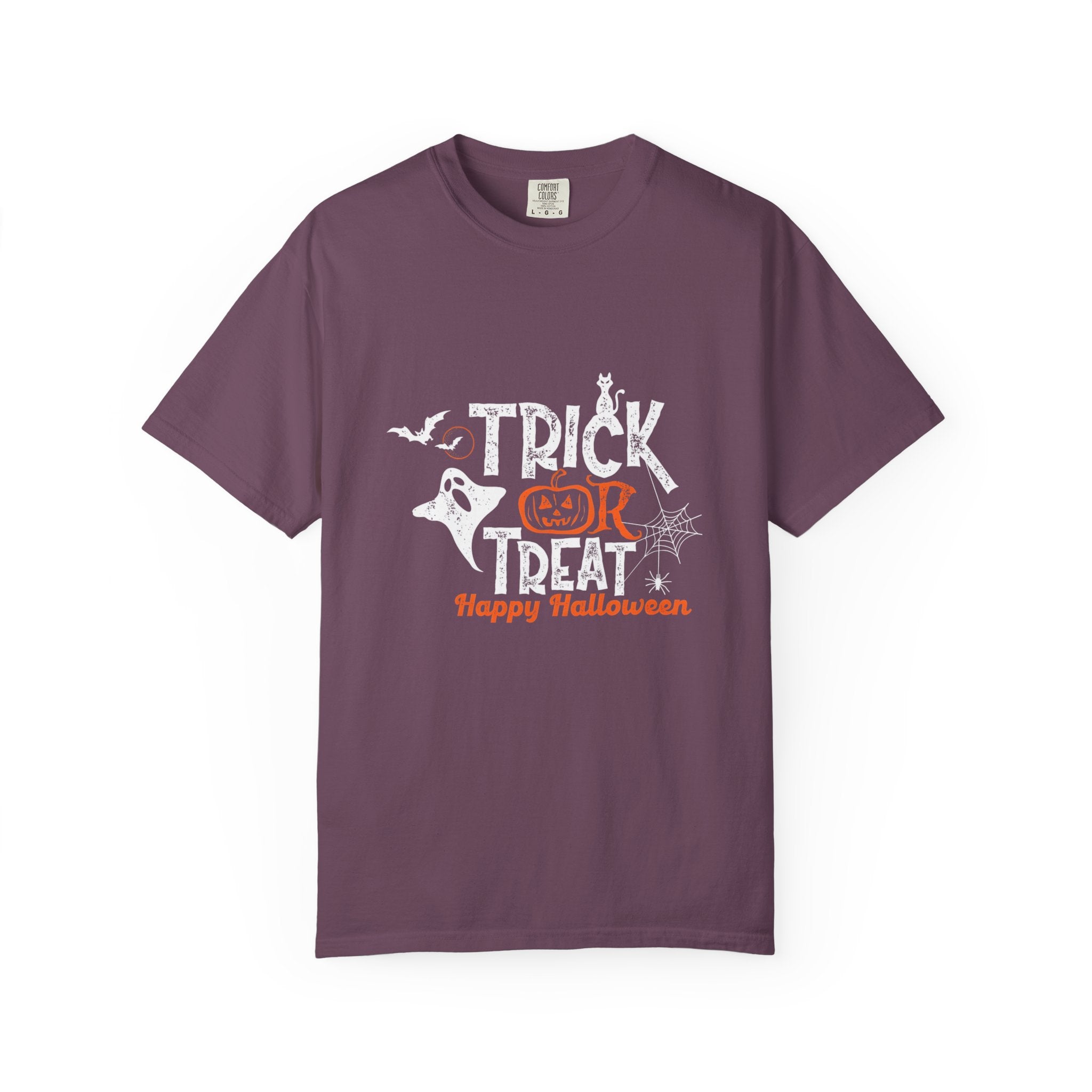 Halloween Trick or Treat T-Shirt, Spooky T-Shirt, Unisex Halloween Apparel, Funny Halloween Gift, October Party Shirt, Casual Halloween Wear