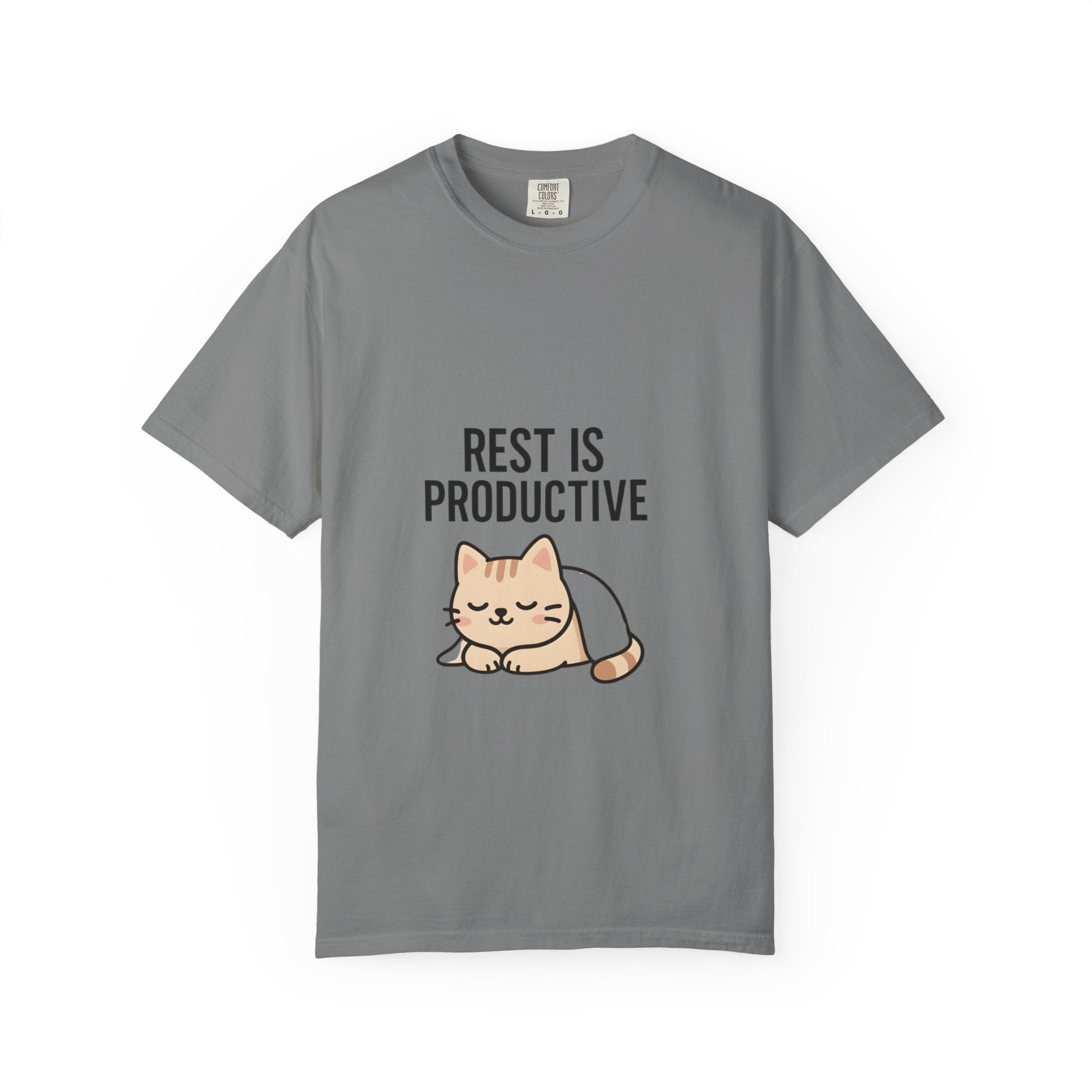 Rest Is Productive Cat T-Shirt