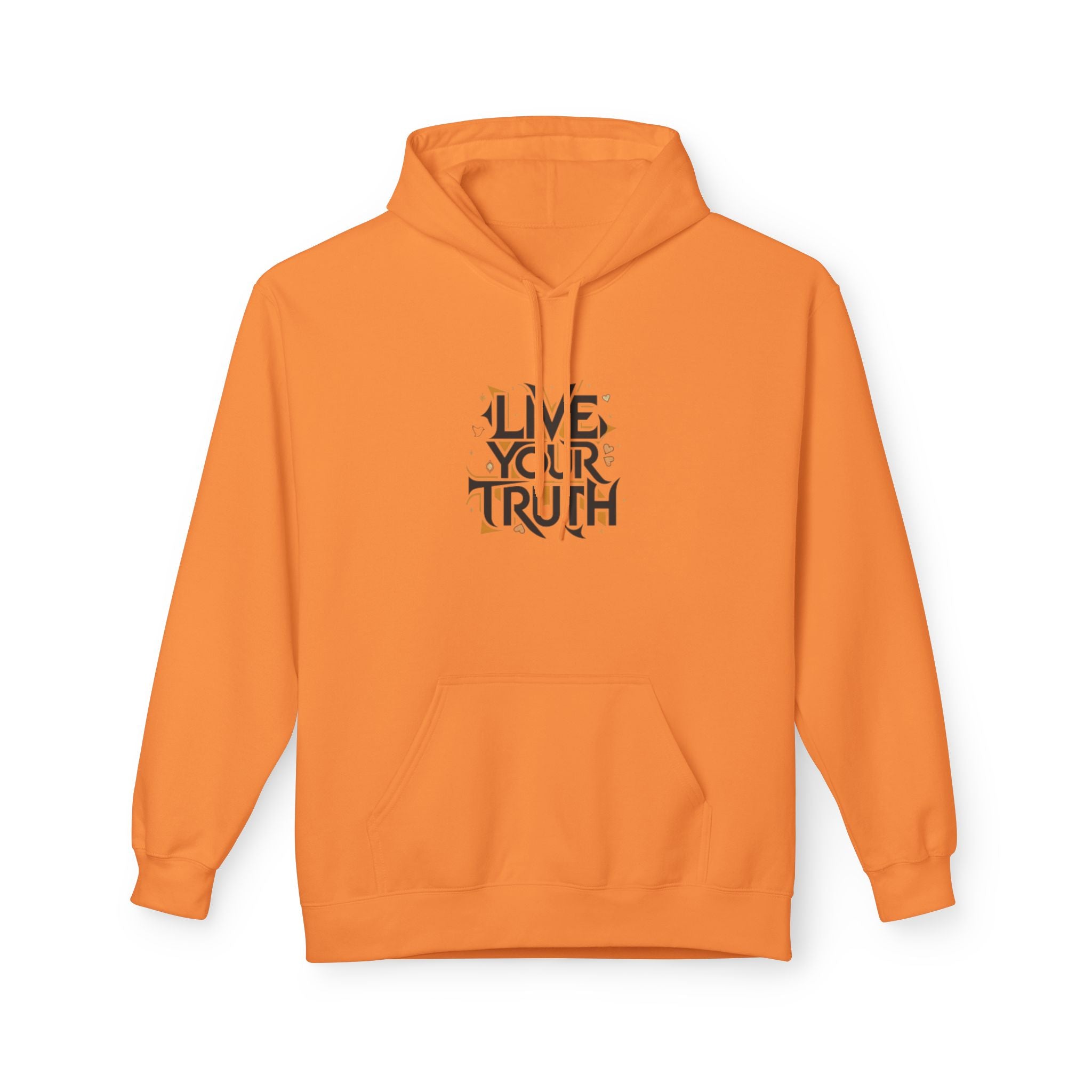 Live Your Truth Hoodie — Inspirational Graphic Pullover for Self-Expression