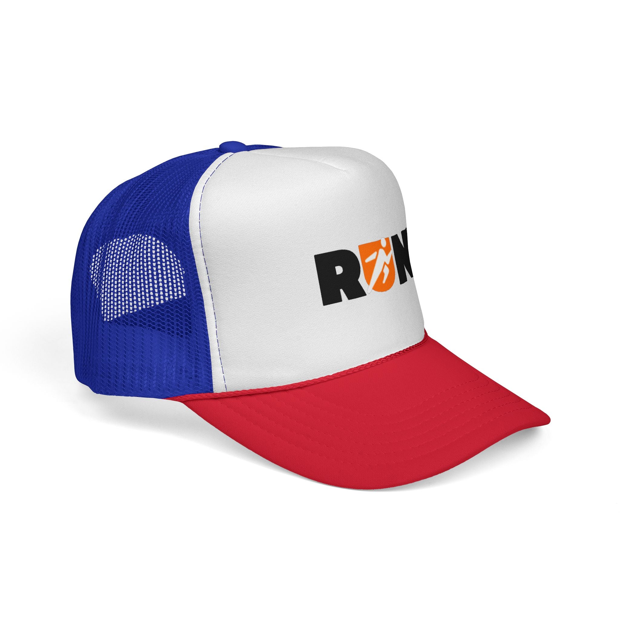 Run Trucker Hat — Retro Runner Logo Cap