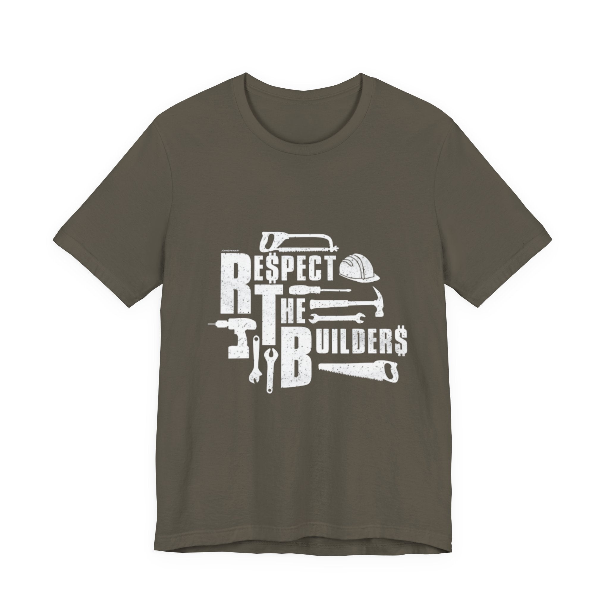 Respect The Builders T-Shirt – Construction Tools Graphic Tee