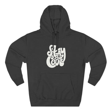 Cozy Graphic Hoodie with 'Stay Cool' Design, Perfect Gift for Casual Wear, Holiday Sweatshirt, Unisex Fashion