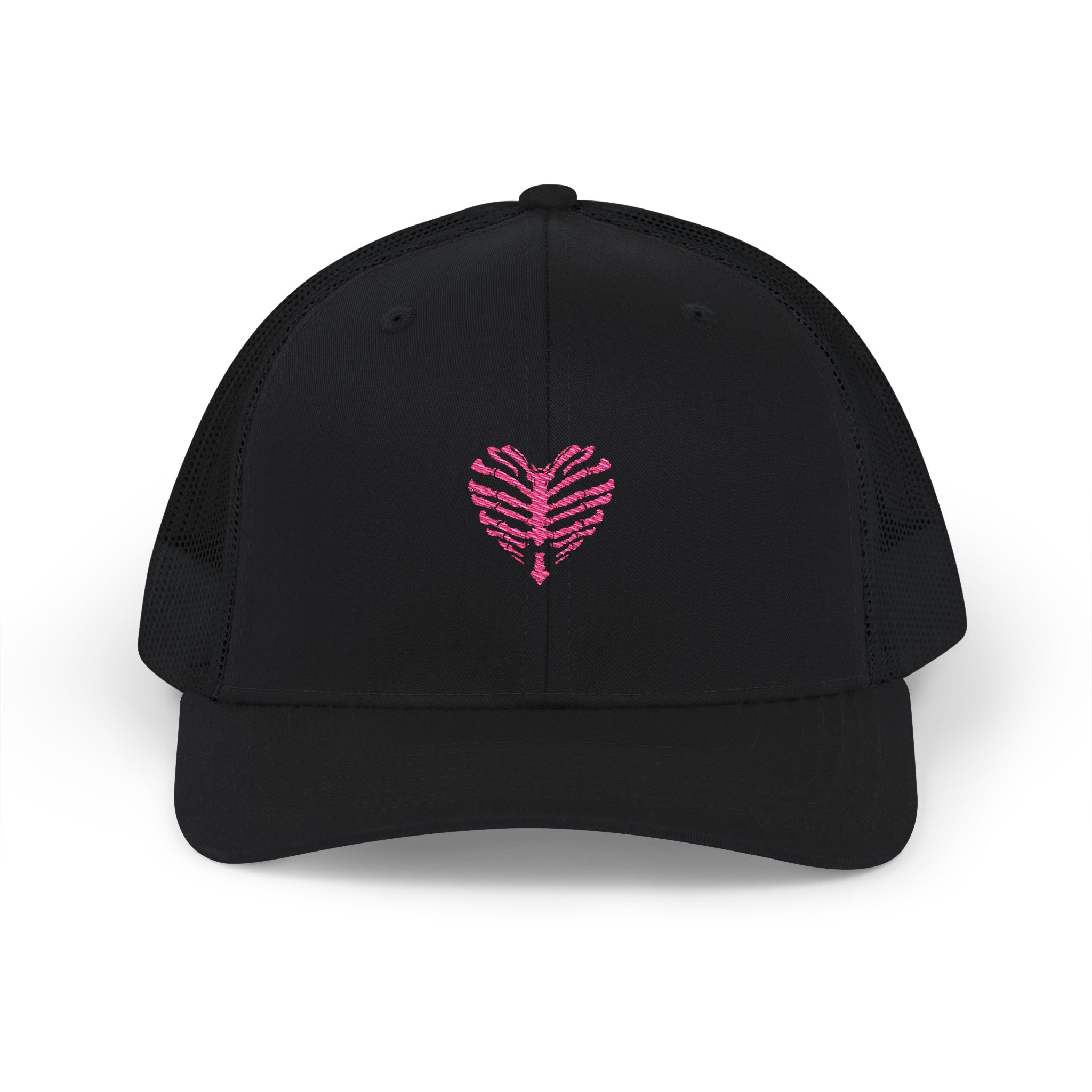Heart Embroidered Snapback Trucker Cap - Casual Style, Unisex Gift, Outdoor Adventures, Everyday Wear, Love & Friendship