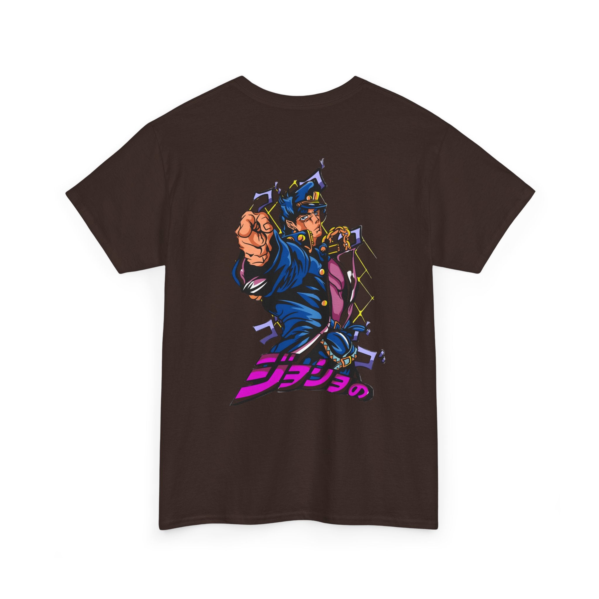 Batman & JoJo's Style Unisex Heavy Cotton Tee, Casual Wear, Graphic Tee, Streetwear, Cool Gift, Anime Shirt