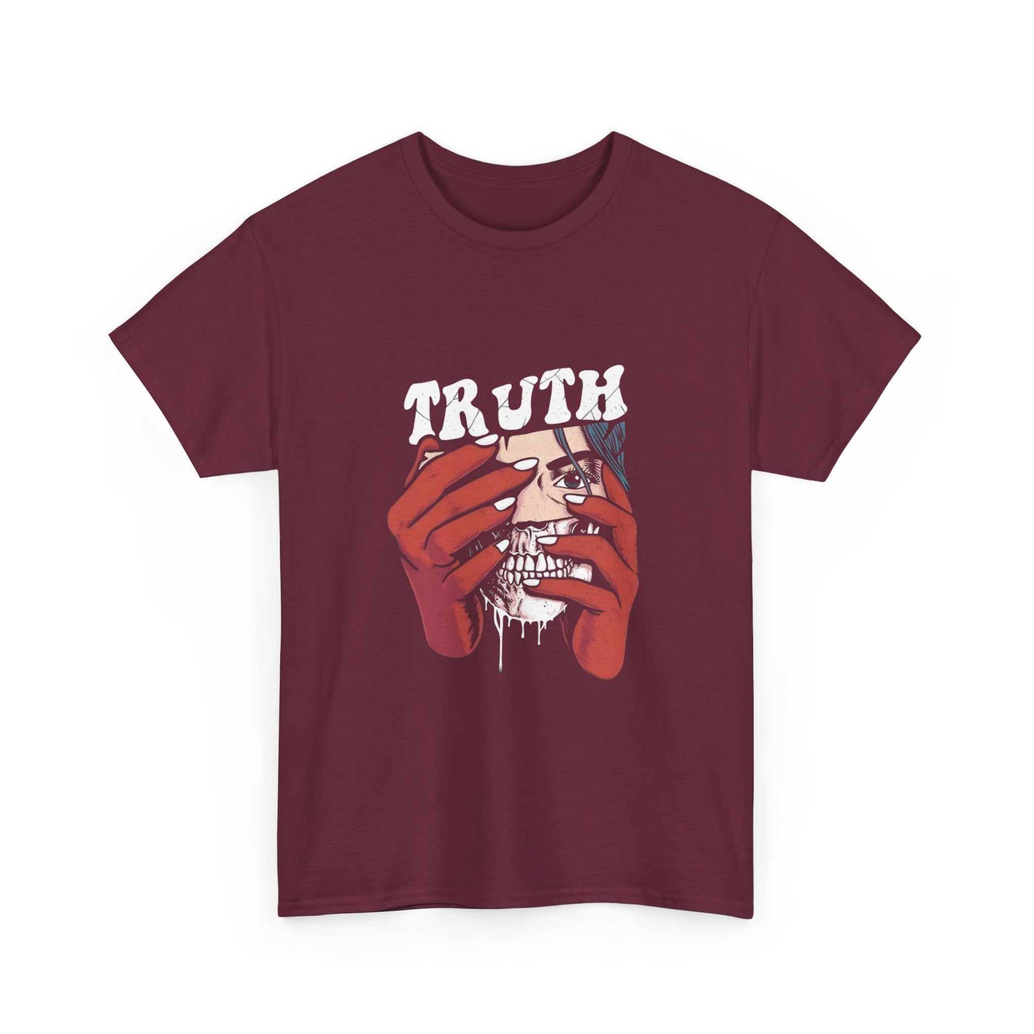 Bold Graphic Tee with 'Truth' Design, Unisex Cotton T-Shirt, Casual Wear, Ideals Statement Shirt, Trendy Gift Idea