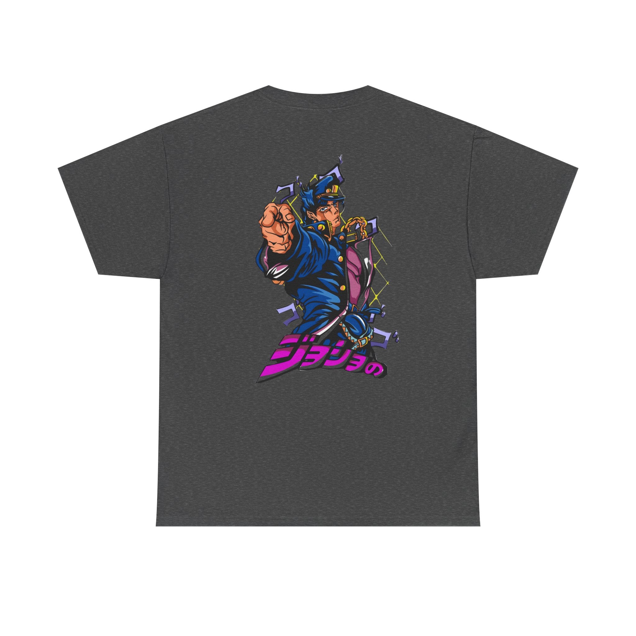 Batman & JoJo's Style Unisex Heavy Cotton Tee, Casual Wear, Graphic Tee, Streetwear, Cool Gift, Anime Shirt