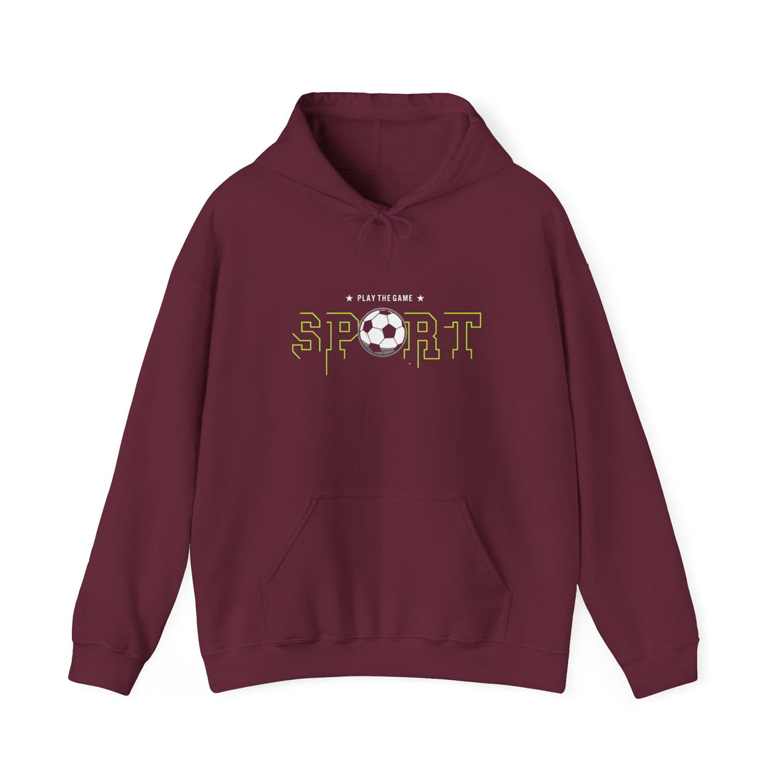 Soccer Sport Hoodie — 'Play the Game' Graphic Pullover
