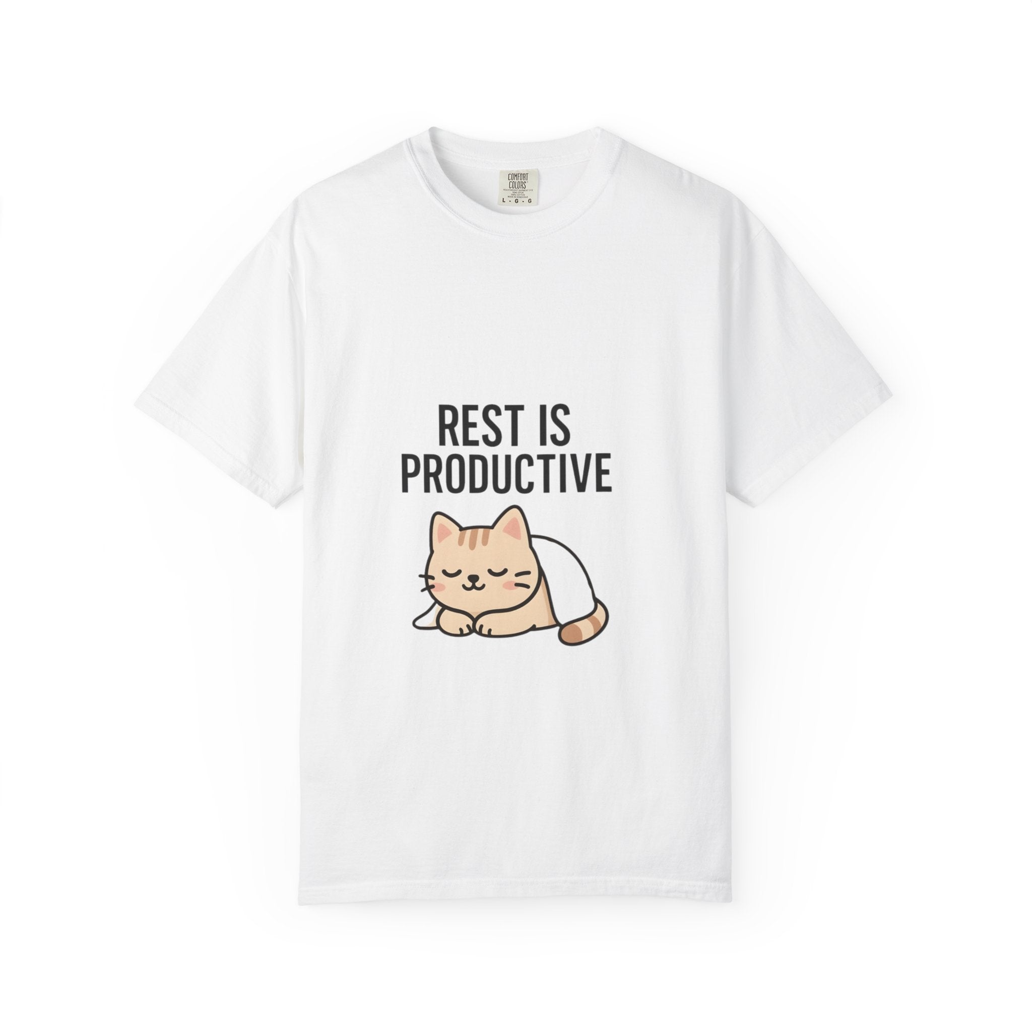 Rest Is Productive Cat T-Shirt