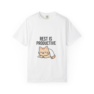 Rest Is Productive Cat T-Shirt
