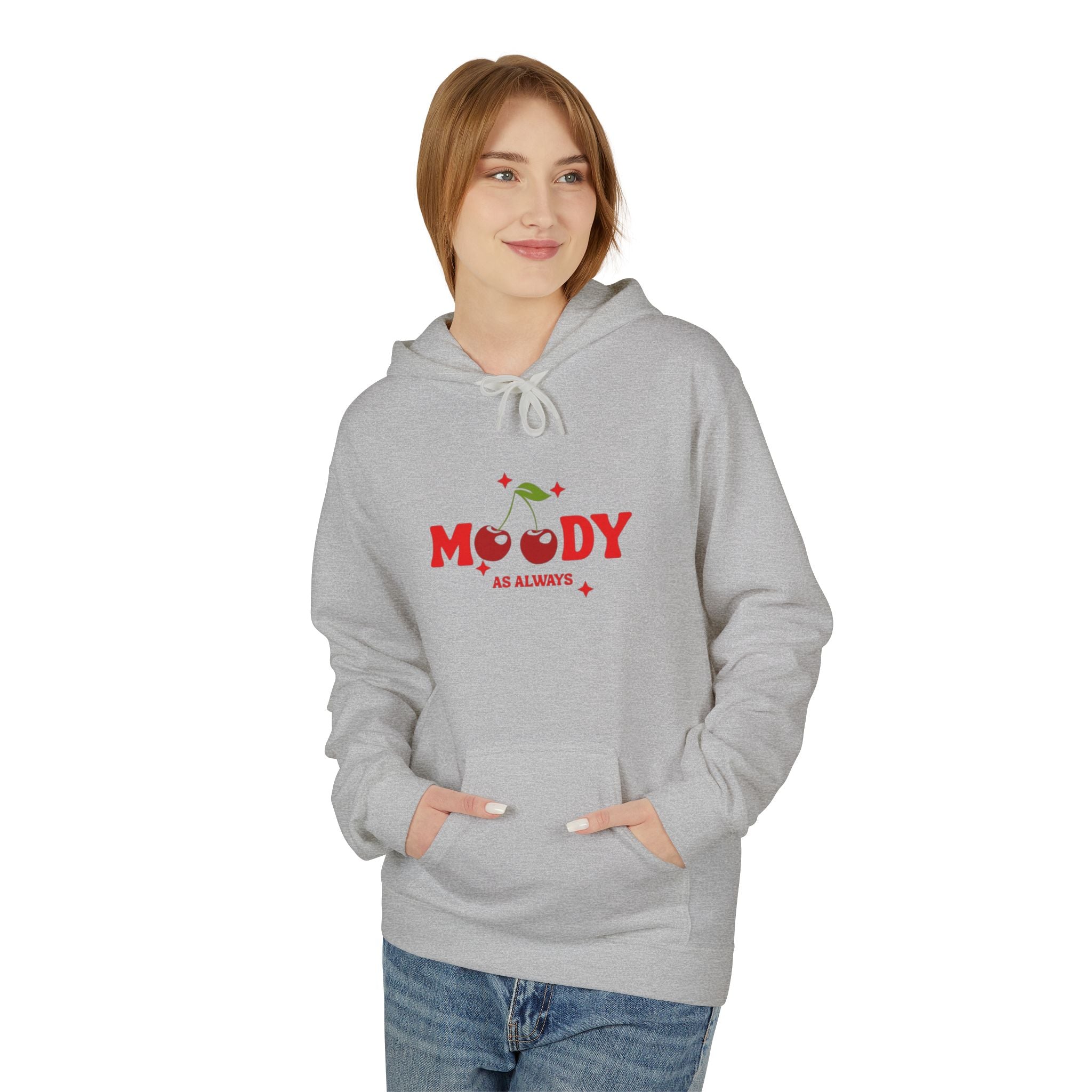 Moody As A Rose Hoodie — Floral Graphic Hoodie for Moody Vibes