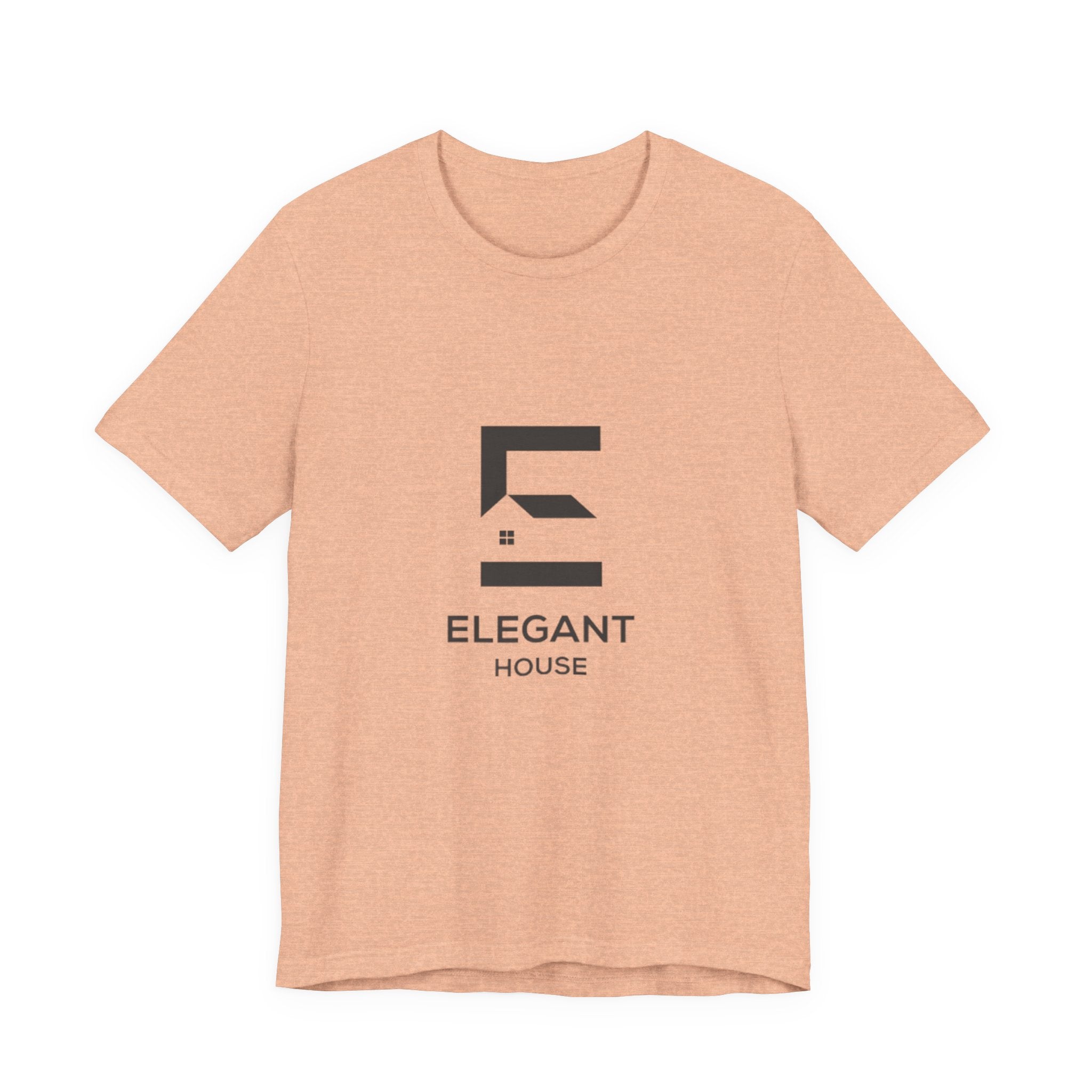 Elegant House Logo T-Shirt — Minimal Real Estate Branding Tee