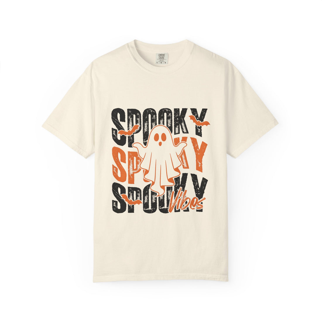 Spooky Vibes Unisex T-Shirt - Perfect for Halloween, Casual Wear, Ghost Lovers, and Fall Celebrations