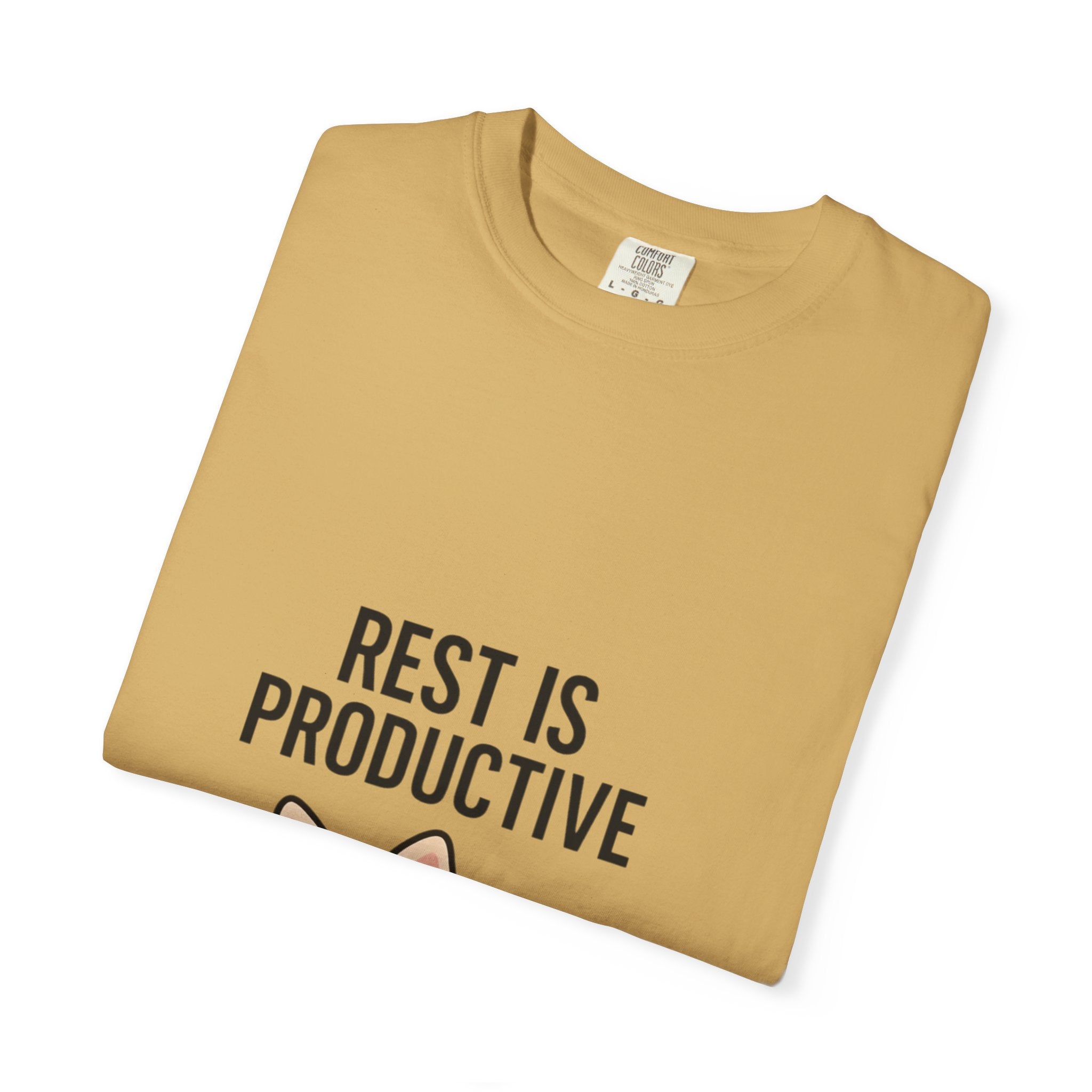 Rest Is Productive Cat T-Shirt